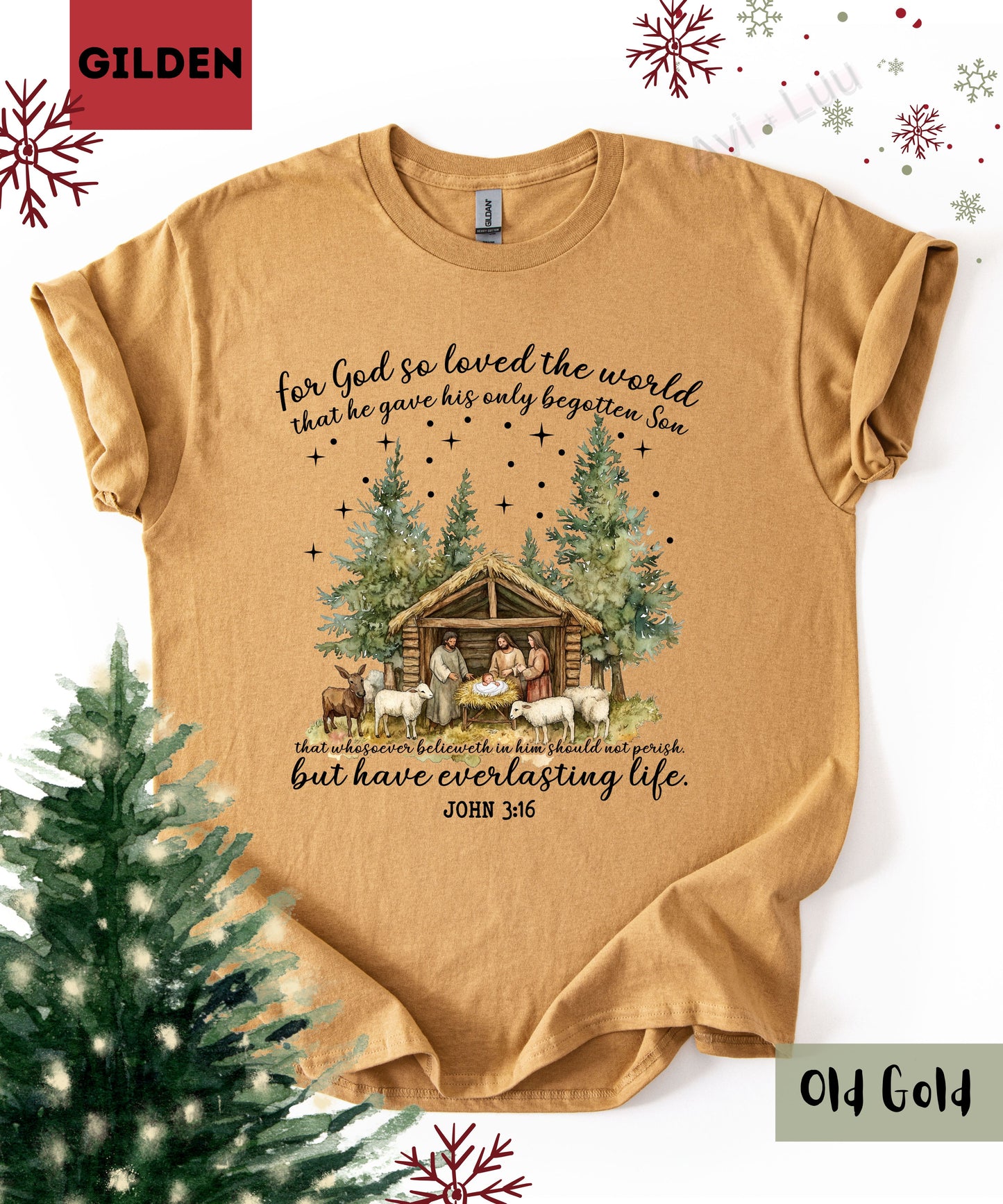 For God So Loved | Gilden Unisex T-Shirt