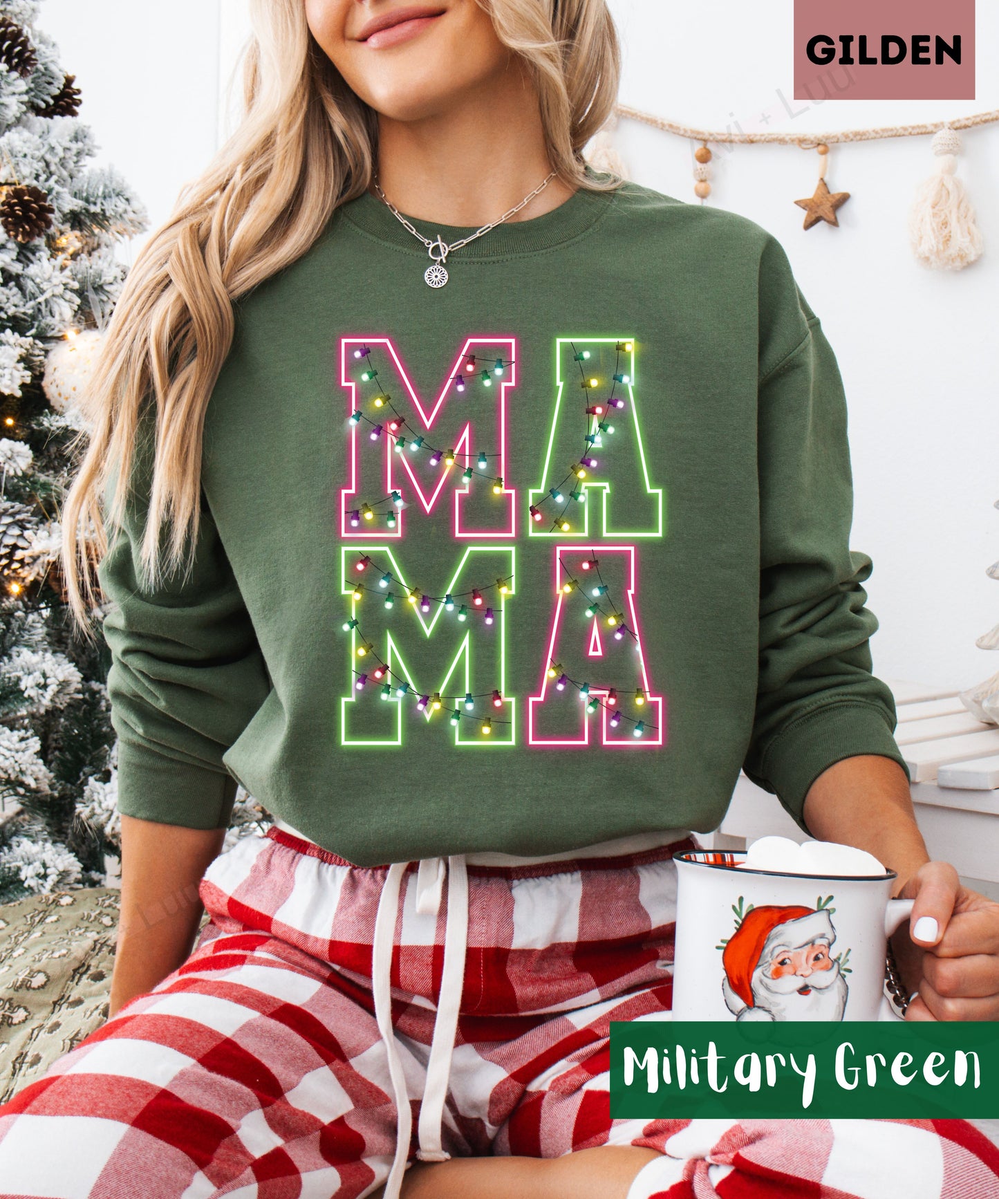 MAMA Lights | Gilden Unisex Sweatshirt