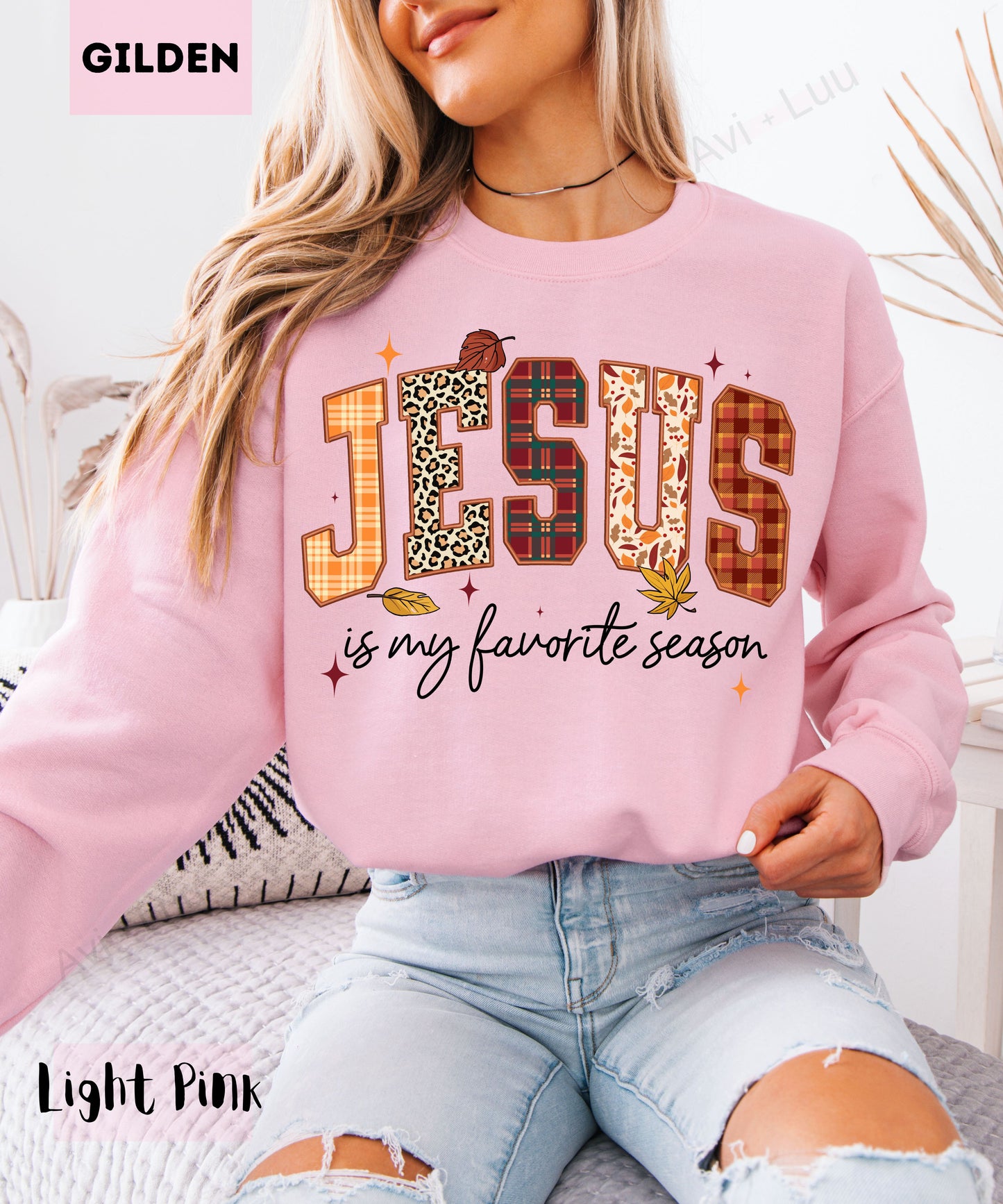 Jesus Is My Favorite Season | Gilden Unisex Sweatshirt