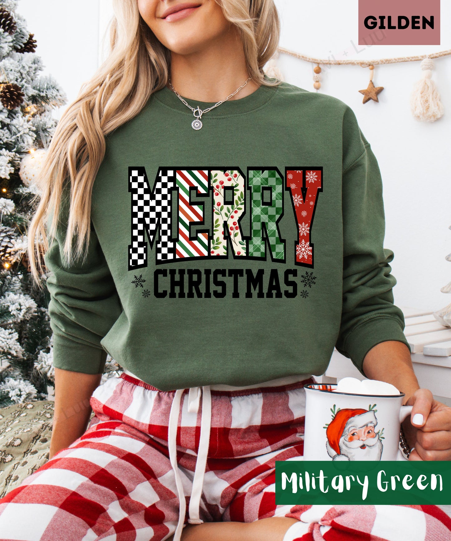 Merry Christmas  | Gilden Unisex Sweatshirt