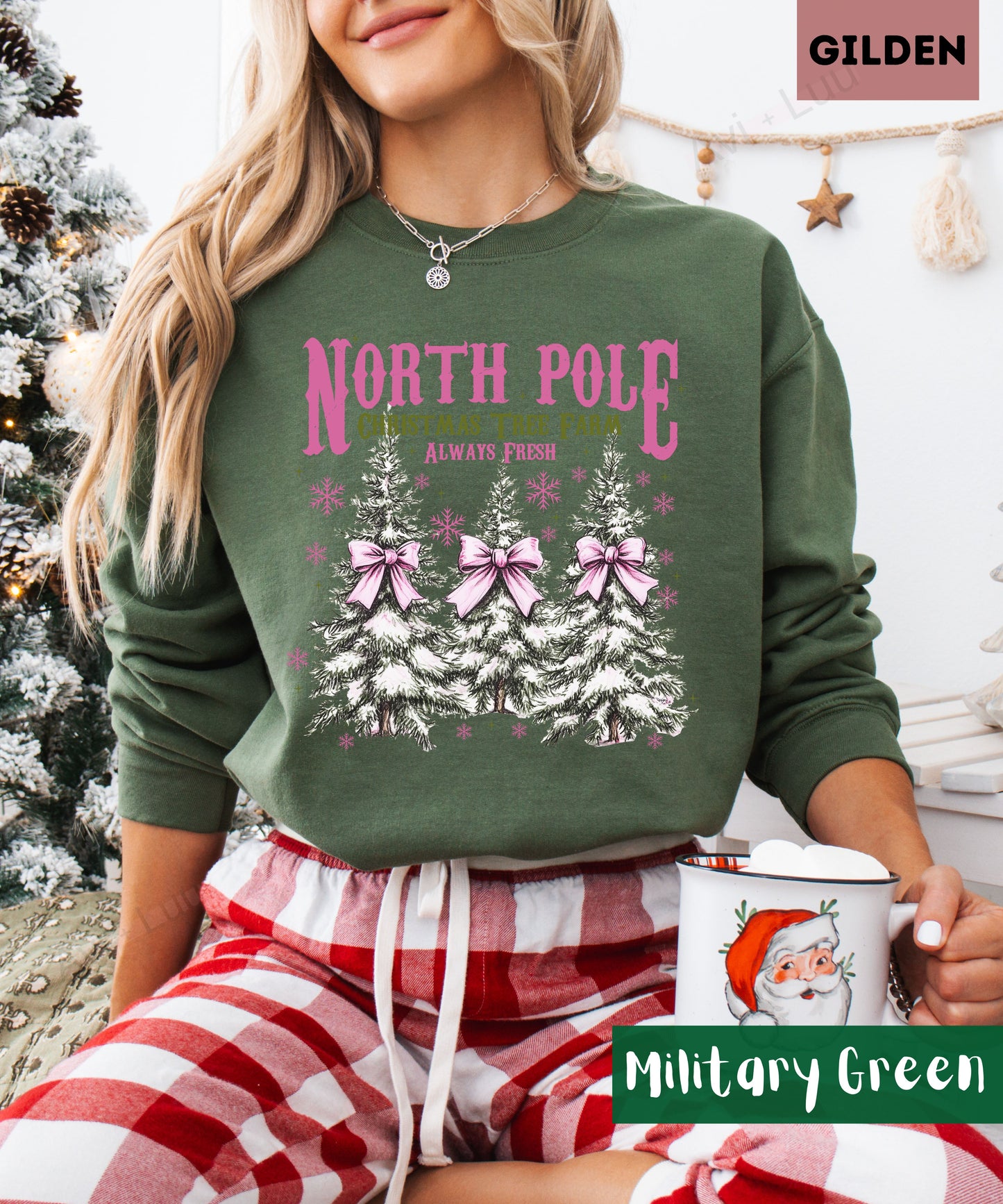 North Pole Tree Farm | Gilden Unisex Sweatshirt