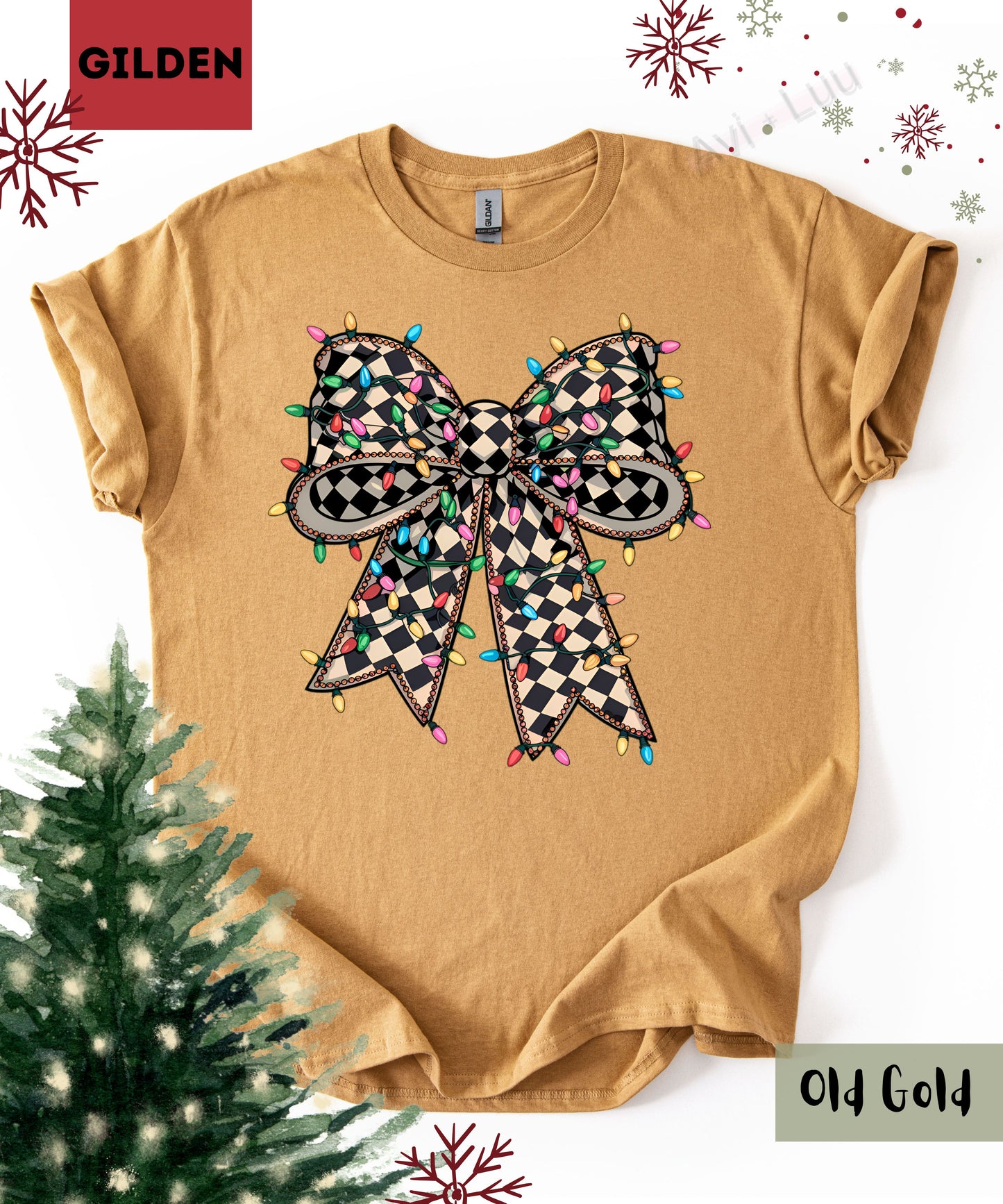 Diamond Light Bow | Gilden Unisex T-Shirt