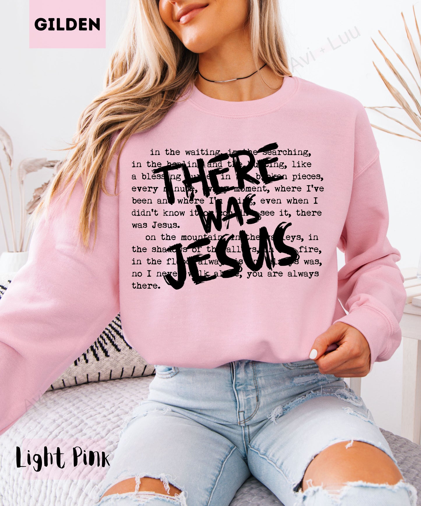 There Was Jesus | Gilden Unisex Sweatshirt