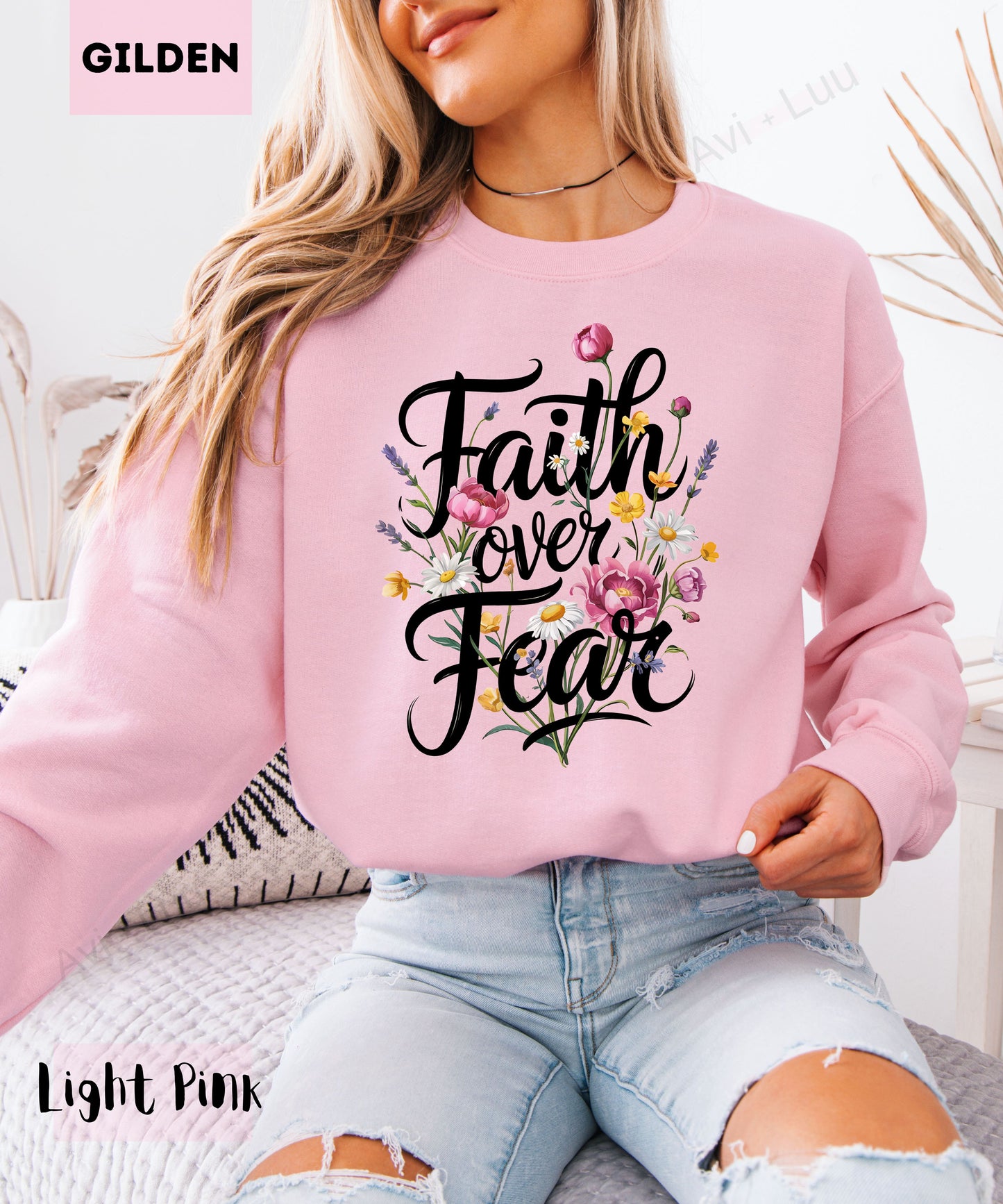 Faith Over Fear | Gilden Unisex Sweatshirt