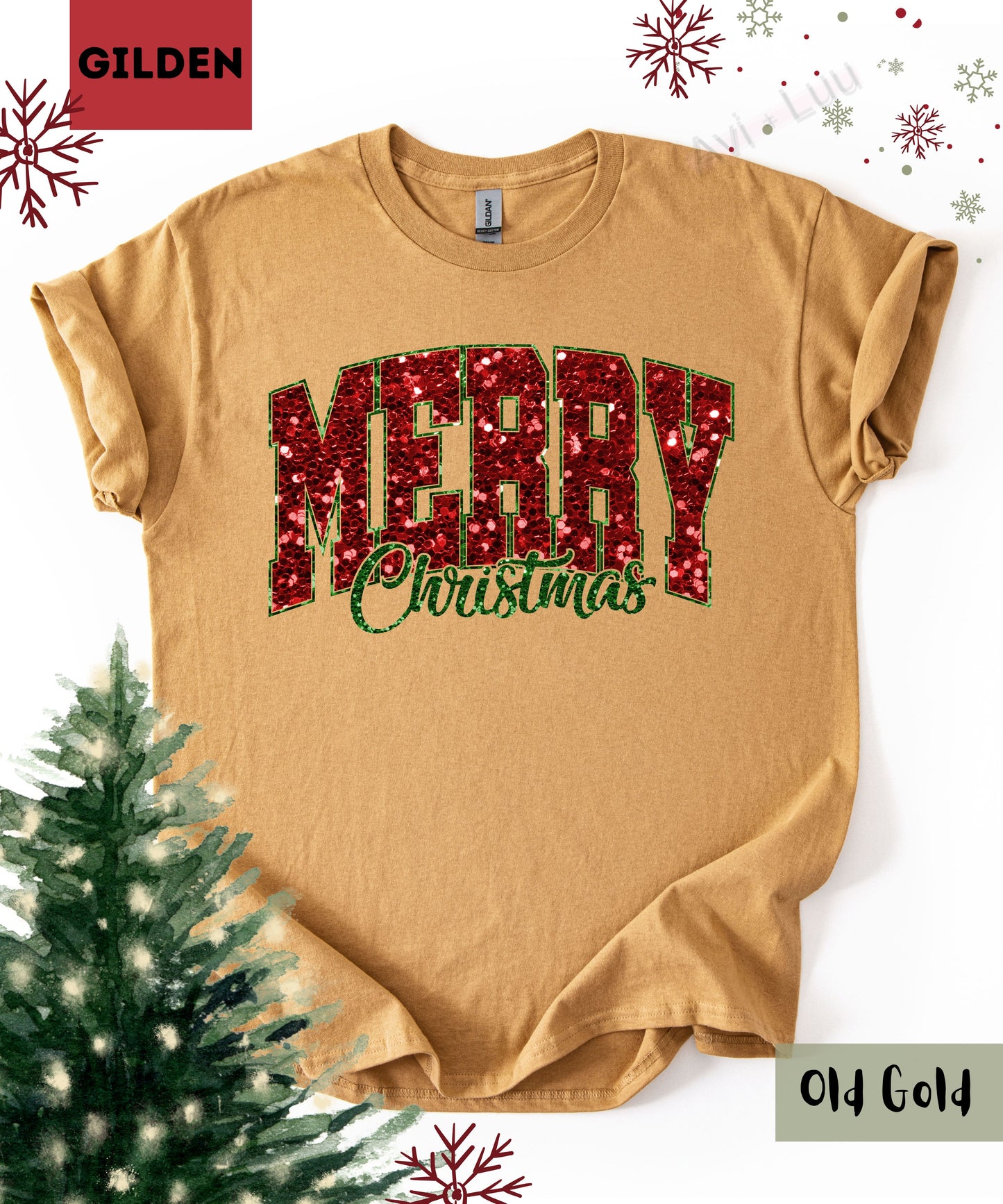 Merry Christmas  | Gilden Unisex T-Shirt
