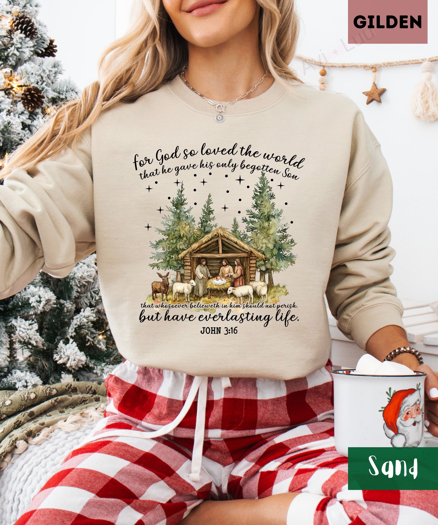 For God So Loved | Gilden Unisex Sweatshirt