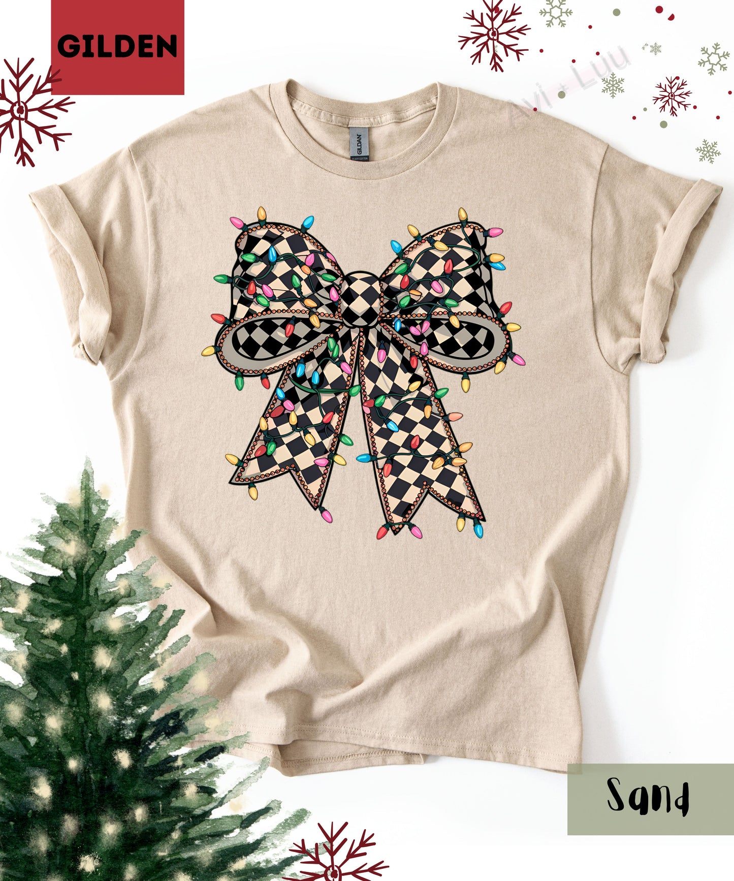 Diamond Light Bow | Gilden Unisex T-Shirt