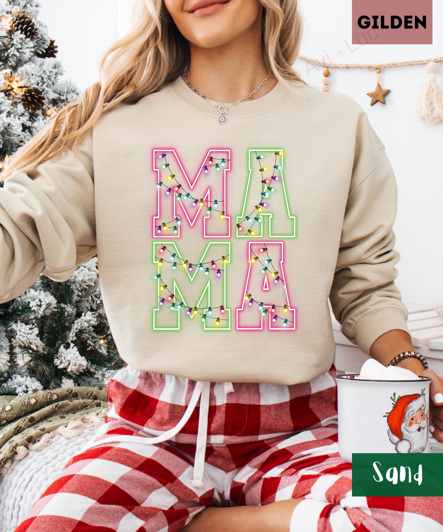 MAMA Lights | Gilden Unisex Sweatshirt
