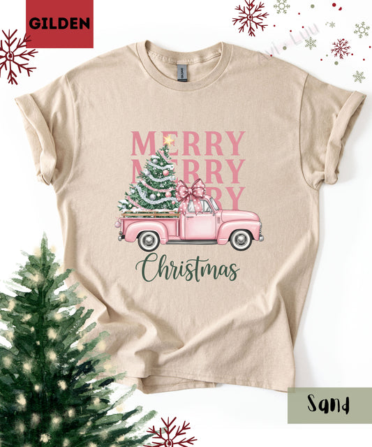 Merry Truck | Gilden Unisex T-Shirt