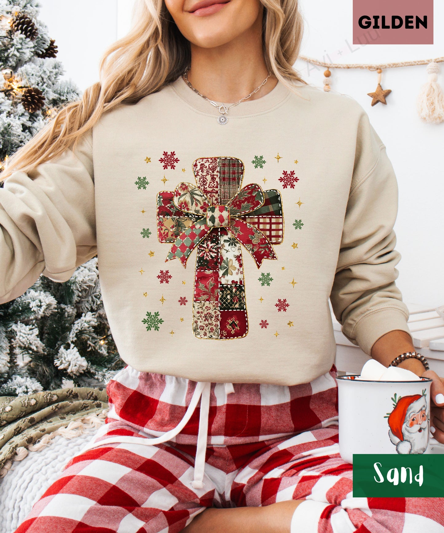 Fabric Cross | Gilden Unisex Sweatshirt