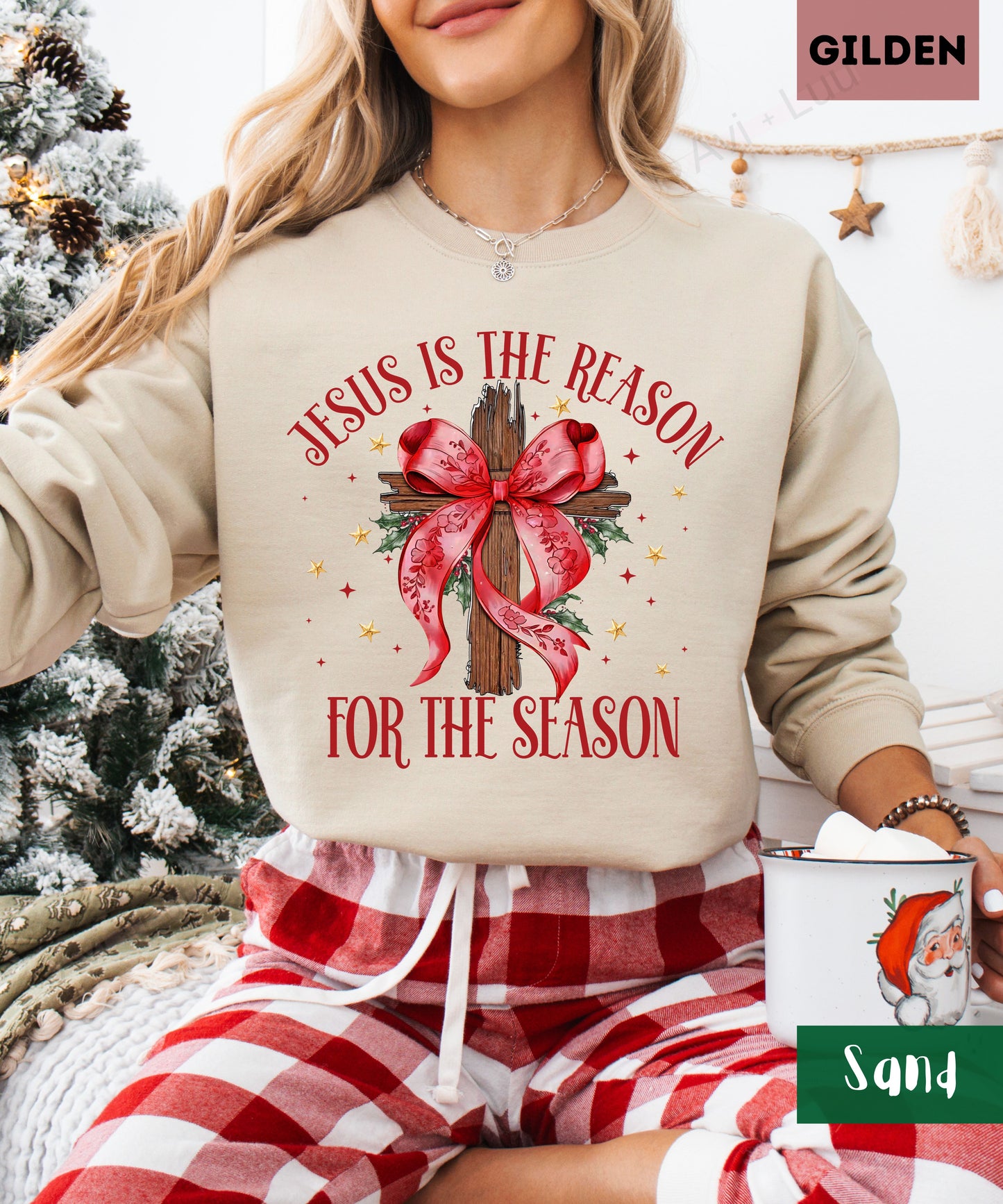 Jesus Is The Reason | Gilden Unisex Sweatshirt