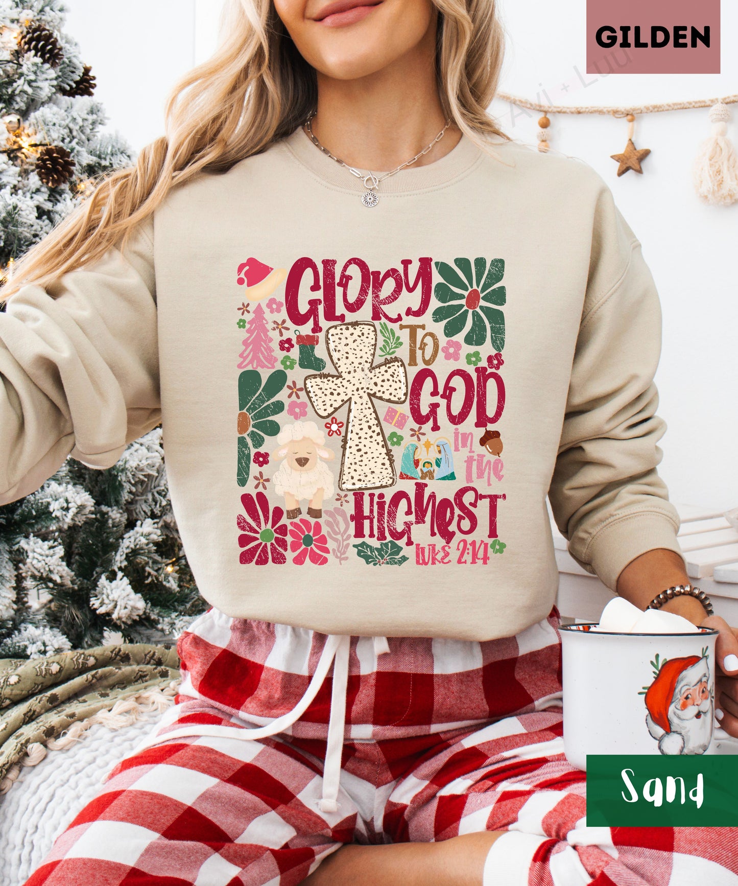 Glory To God | Gilden Unisex Sweatshirt