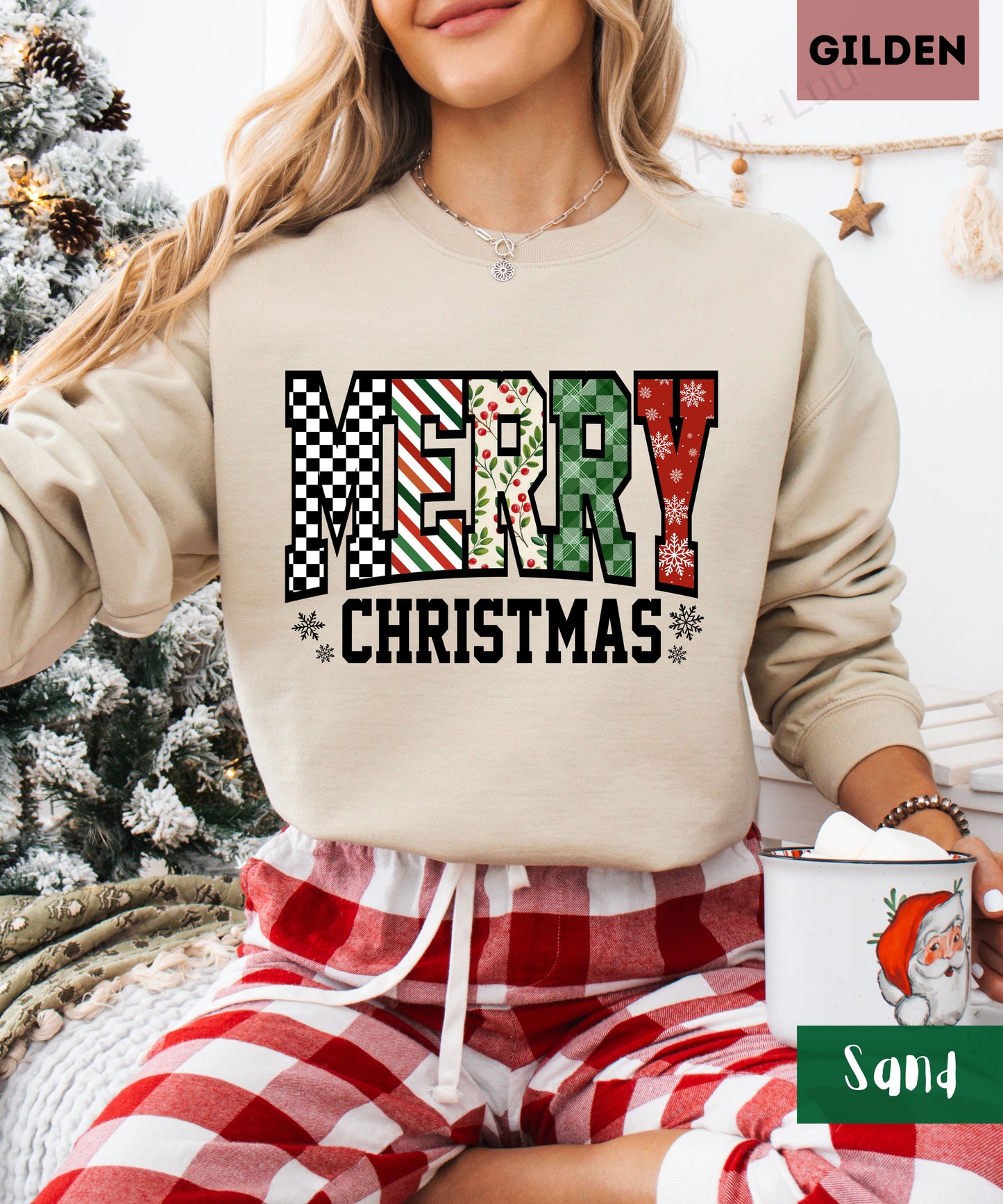 Merry Christmas  | Gilden Unisex Sweatshirt