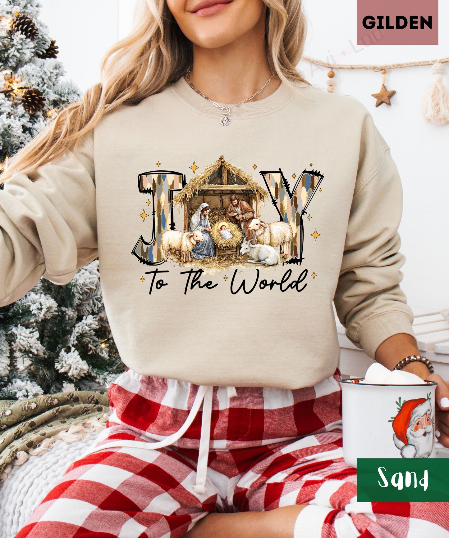 Joy To The World | Gilden Unisex Sweatshirt