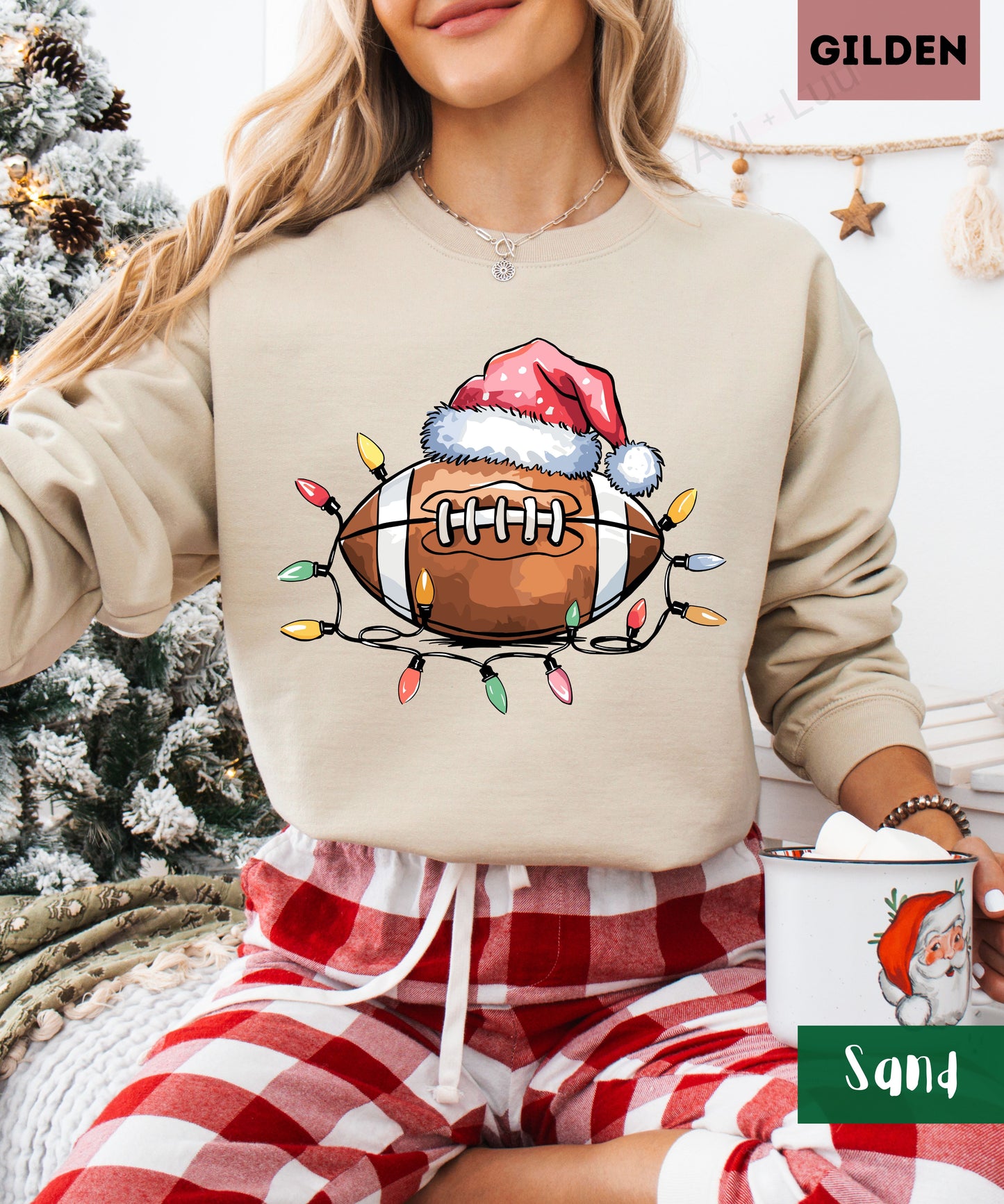 Football Santa | Gilden Unisex Sweatshirt