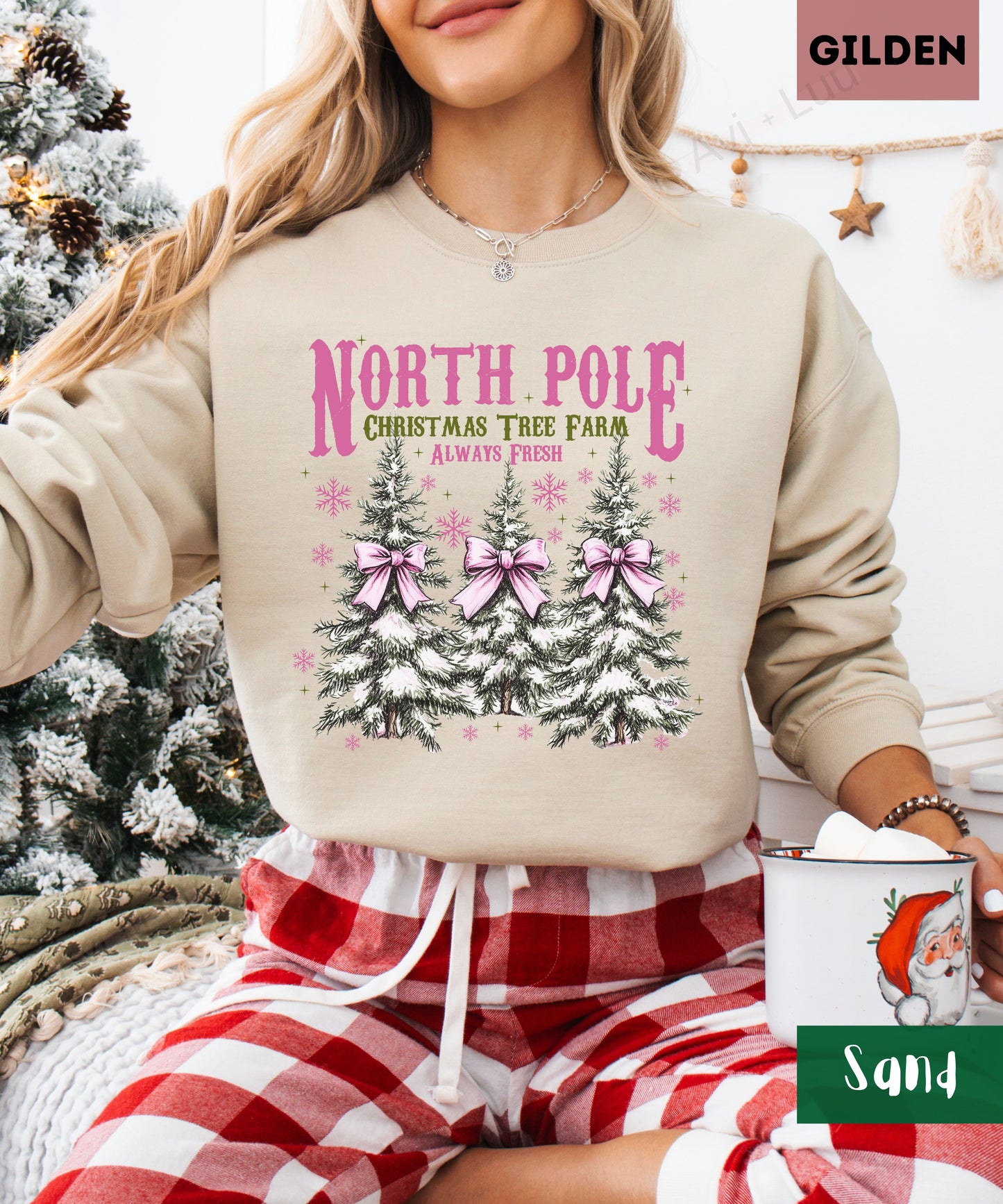North Pole Tree Farm | Gilden Unisex Sweatshirt