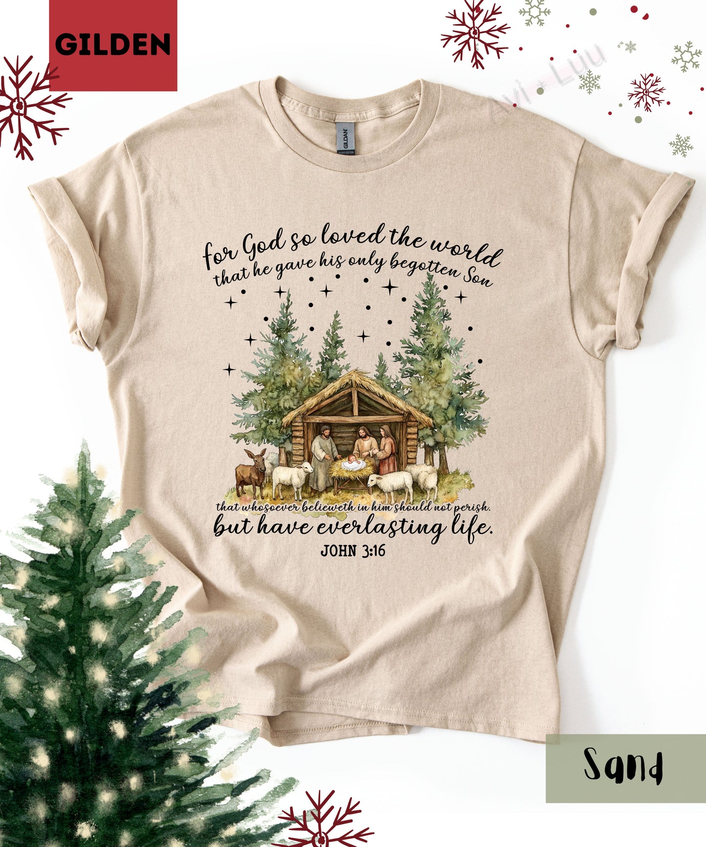 For God So Loved | Gilden Unisex T-Shirt