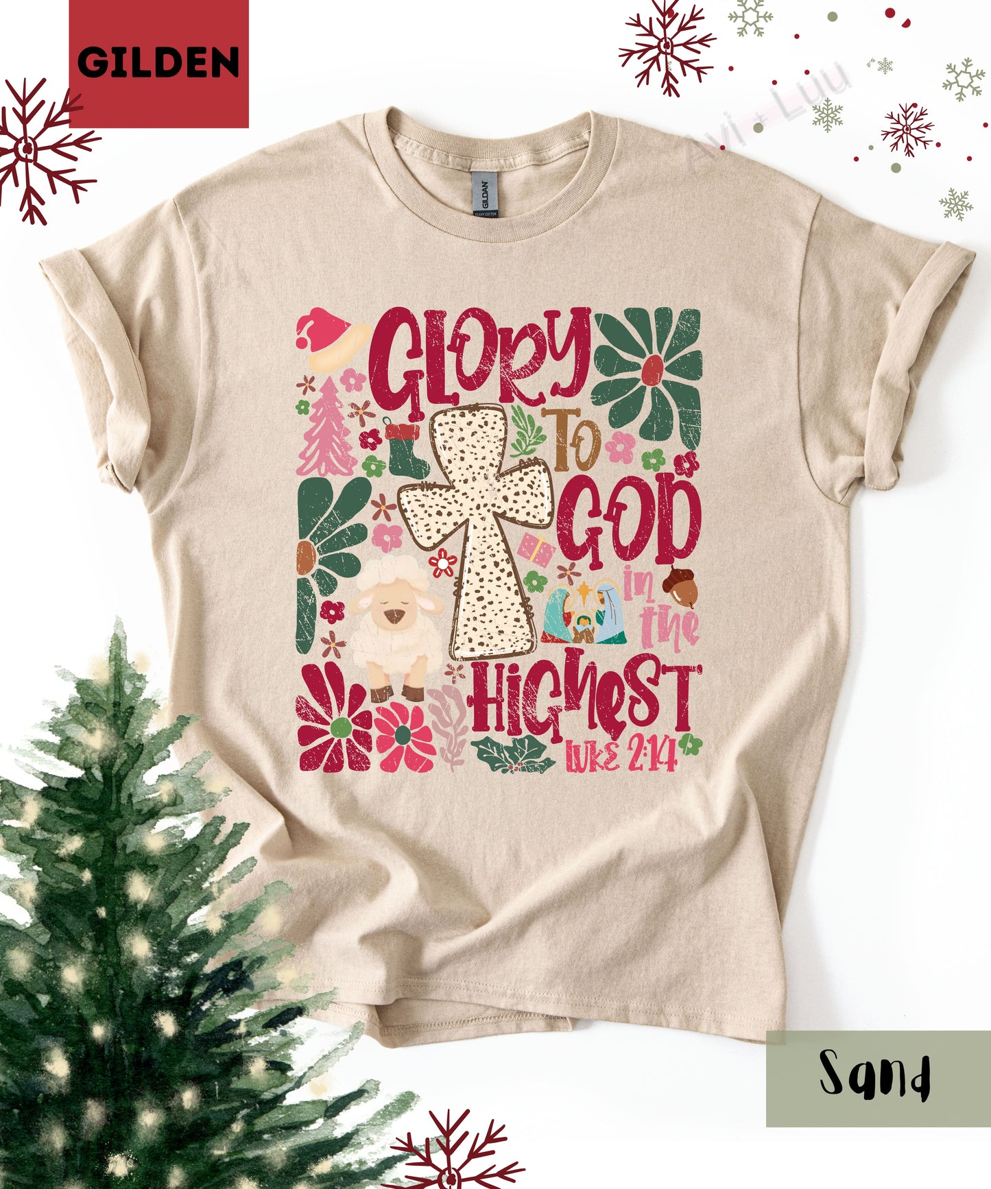 Glory To God | Gilden Unisex T-Shirt