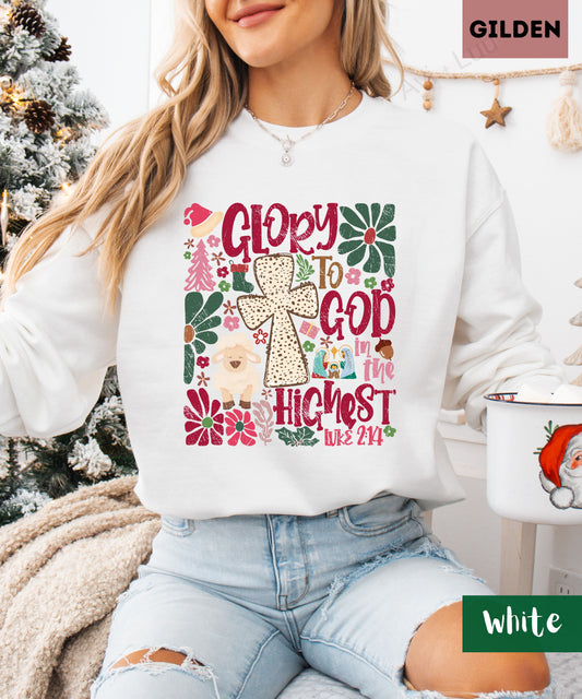 Glory To God | Gilden Unisex Sweatshirt