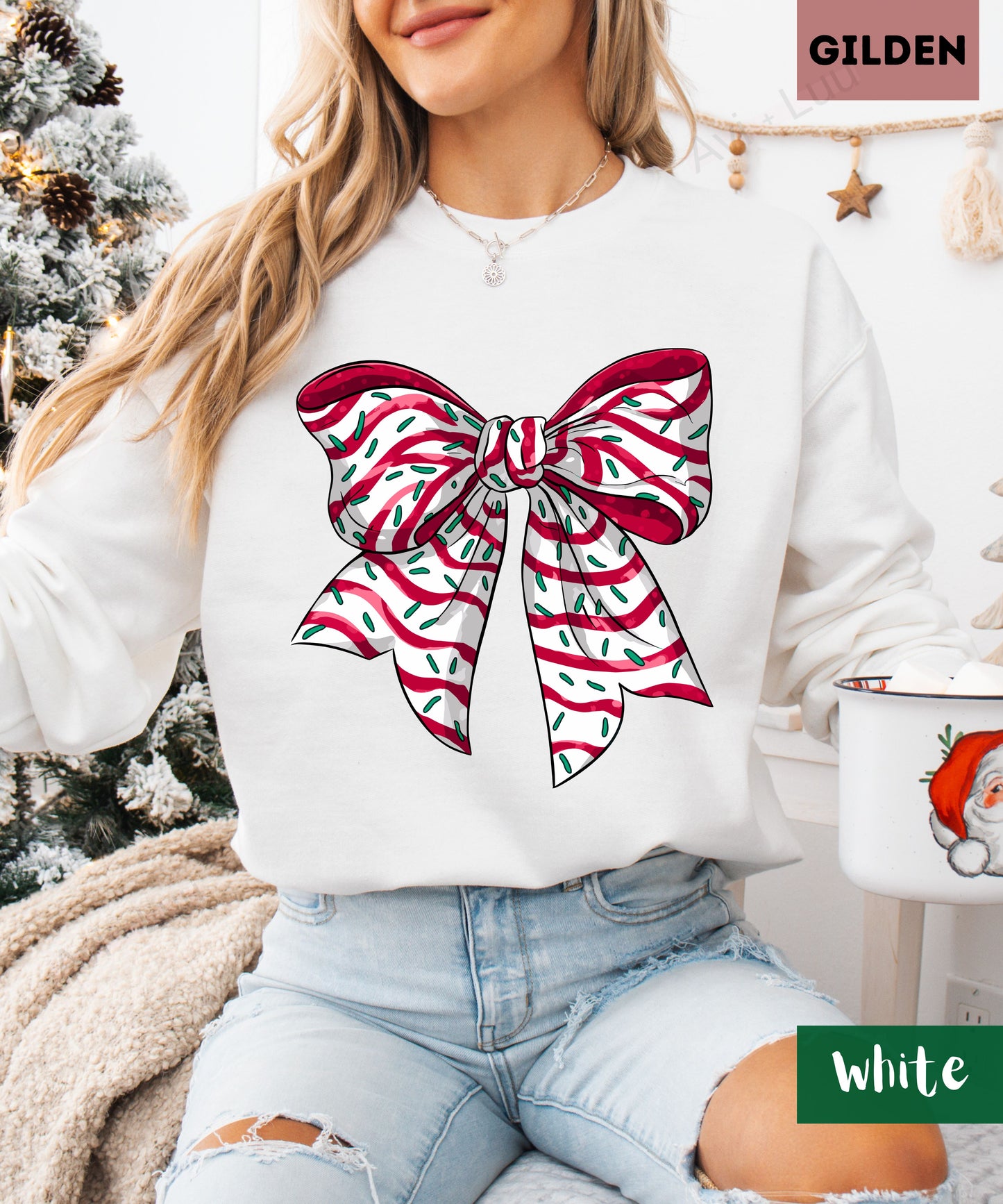 Cake Bow | Gilden Unisex Sweatshirt