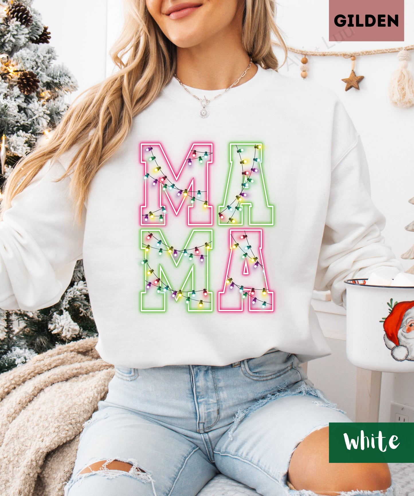 MAMA Lights | Gilden Unisex Sweatshirt