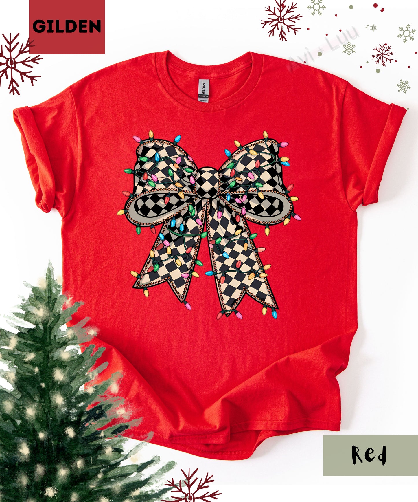 Diamond Light Bow | Gilden Unisex T-Shirt