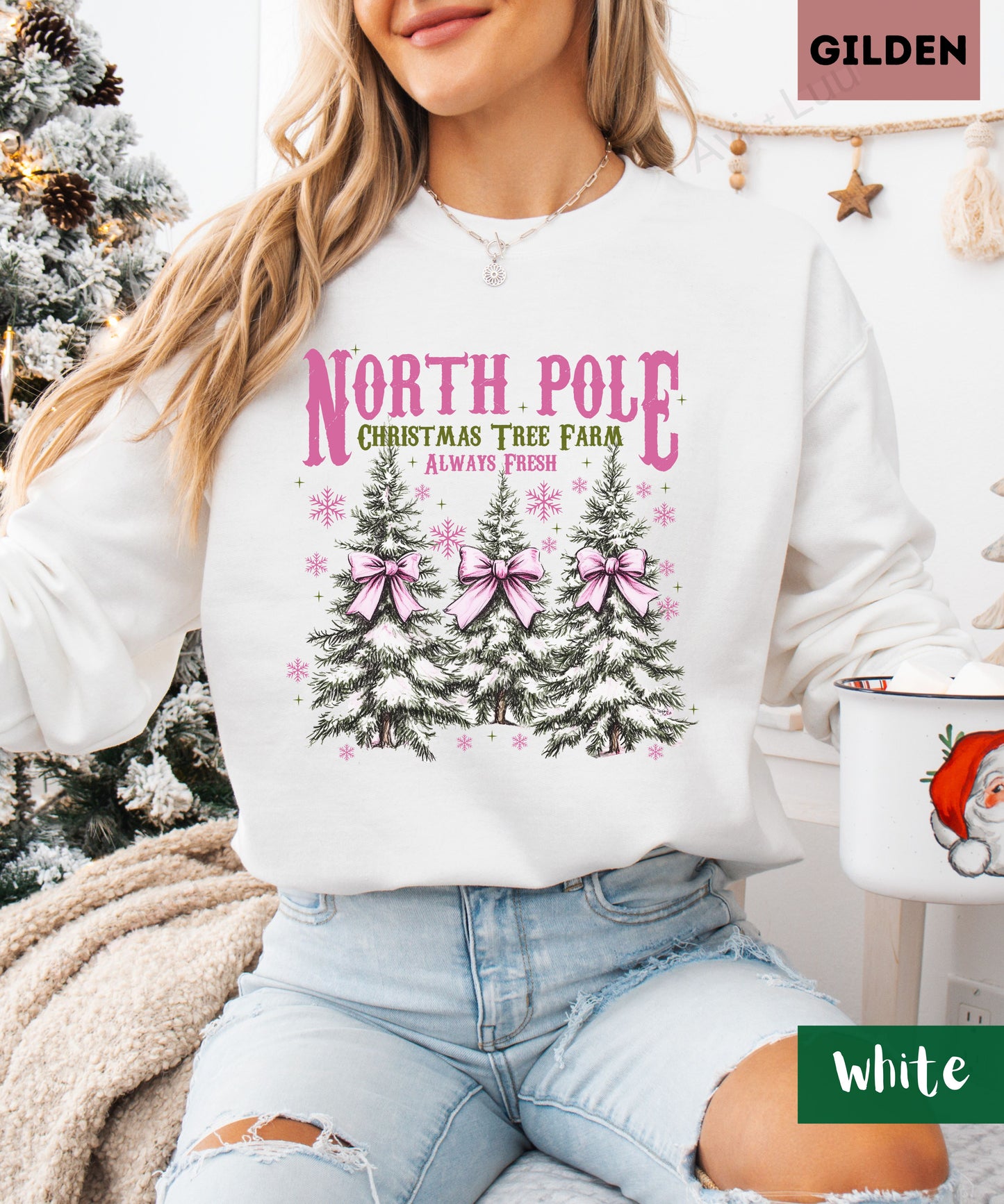 North Pole Tree Farm | Gilden Unisex Sweatshirt