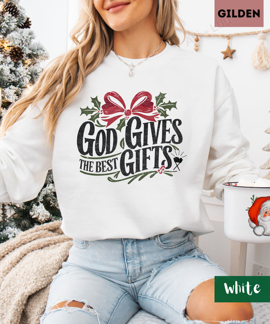God Gives The Best Gifts | Gilden Unisex Sweatshirt