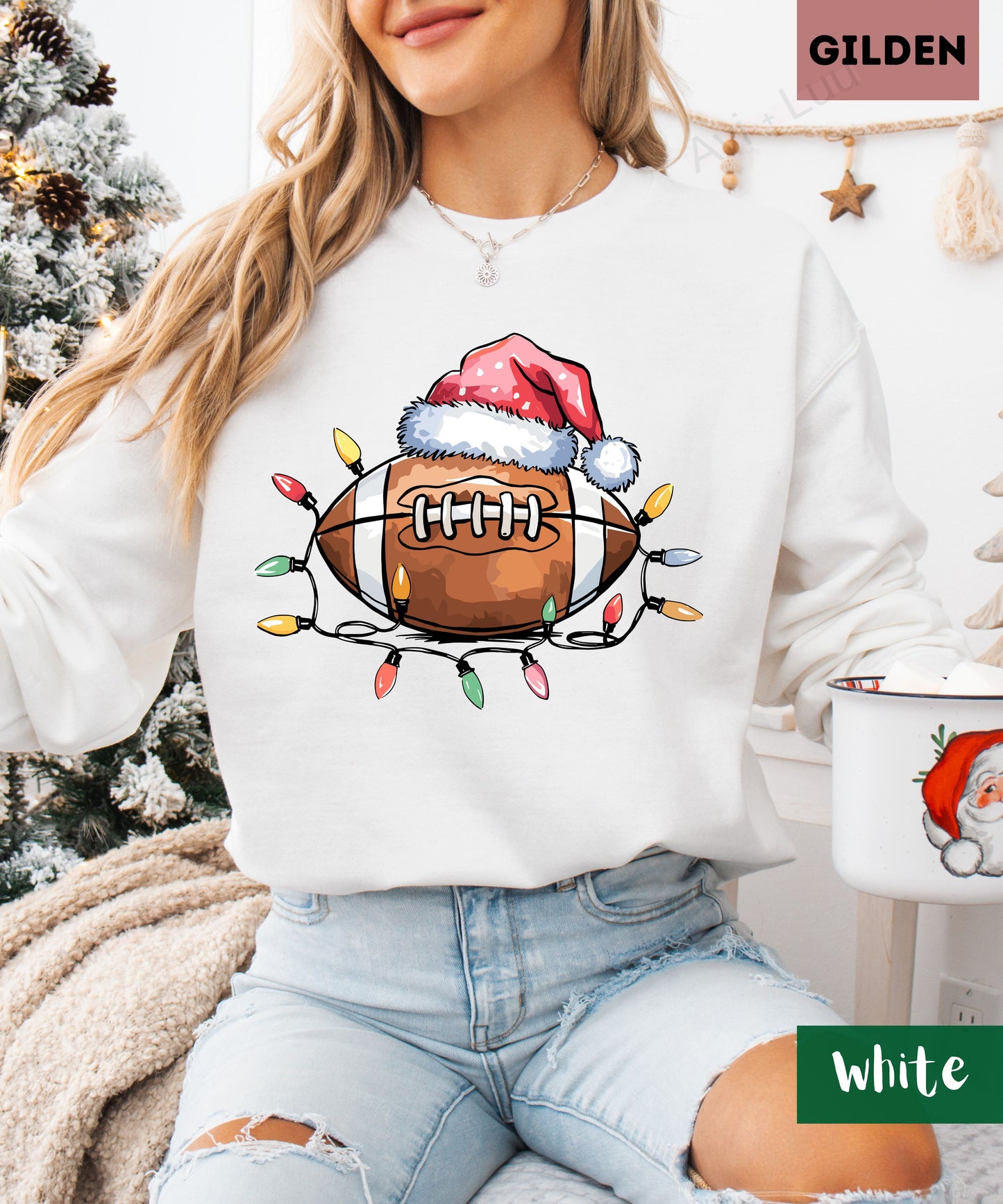 Football Santa | Gilden Unisex Sweatshirt
