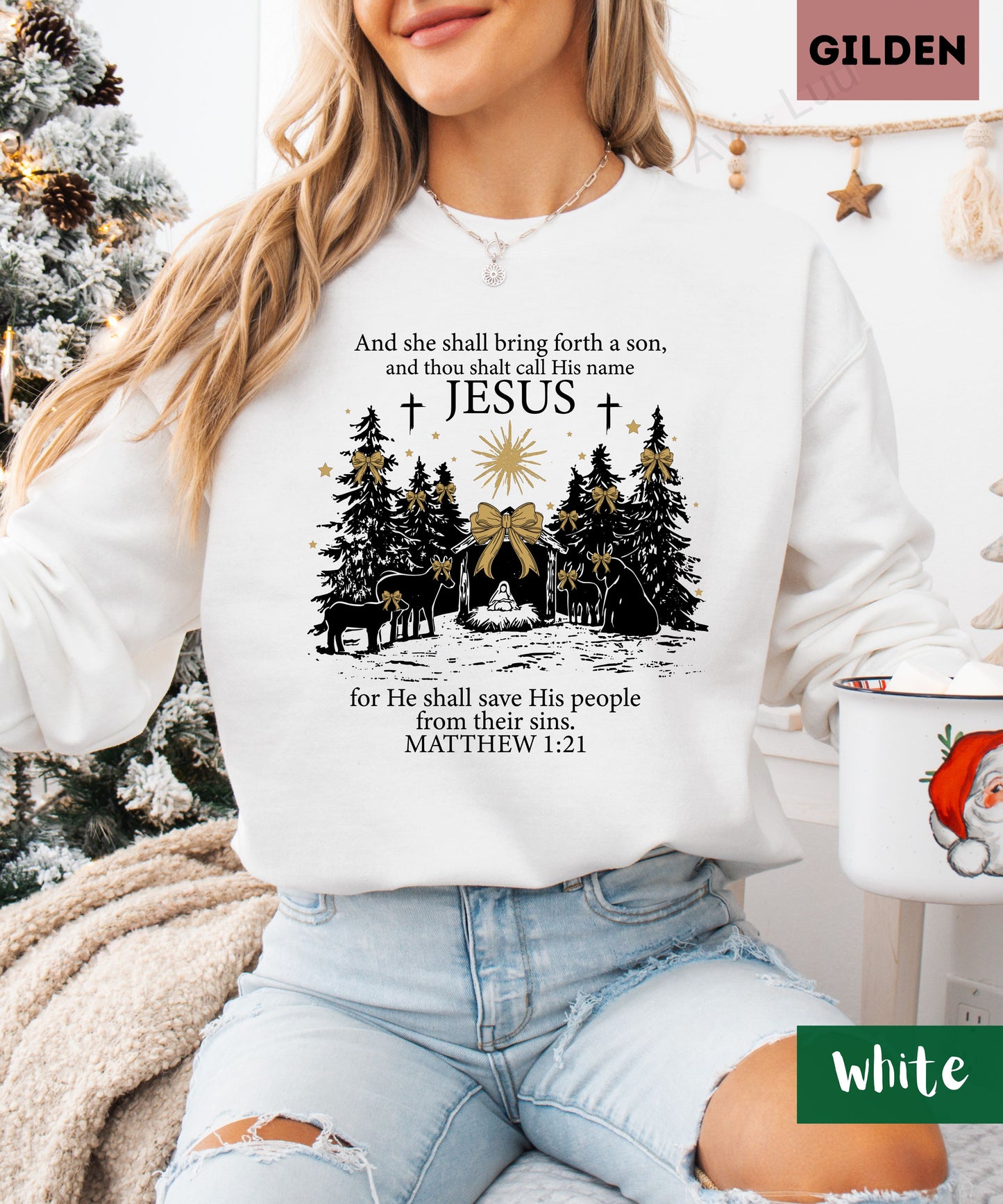 Call Him Jesus | Gilden Unisex Sweatshirt