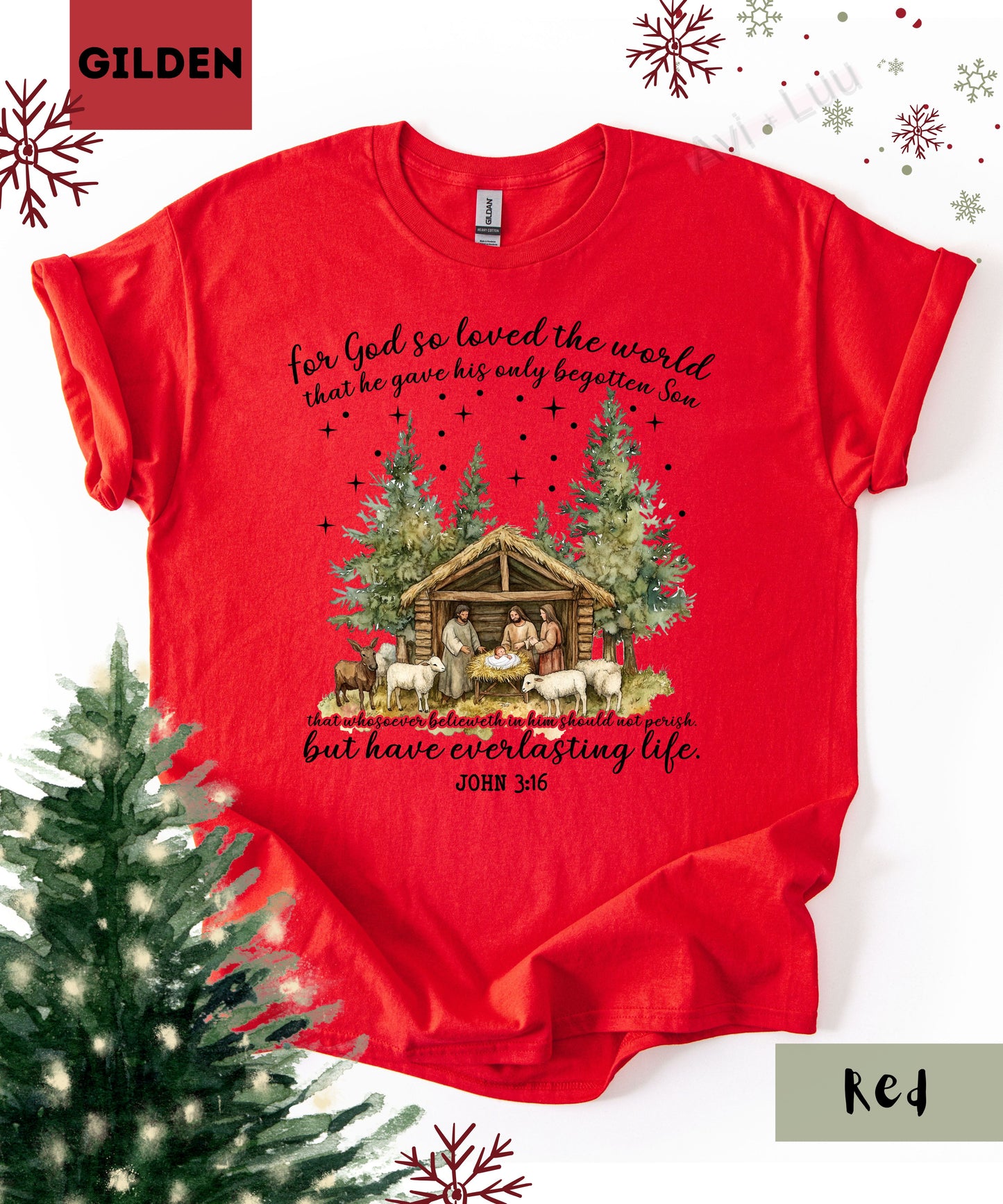 For God So Loved | Gilden Unisex T-Shirt