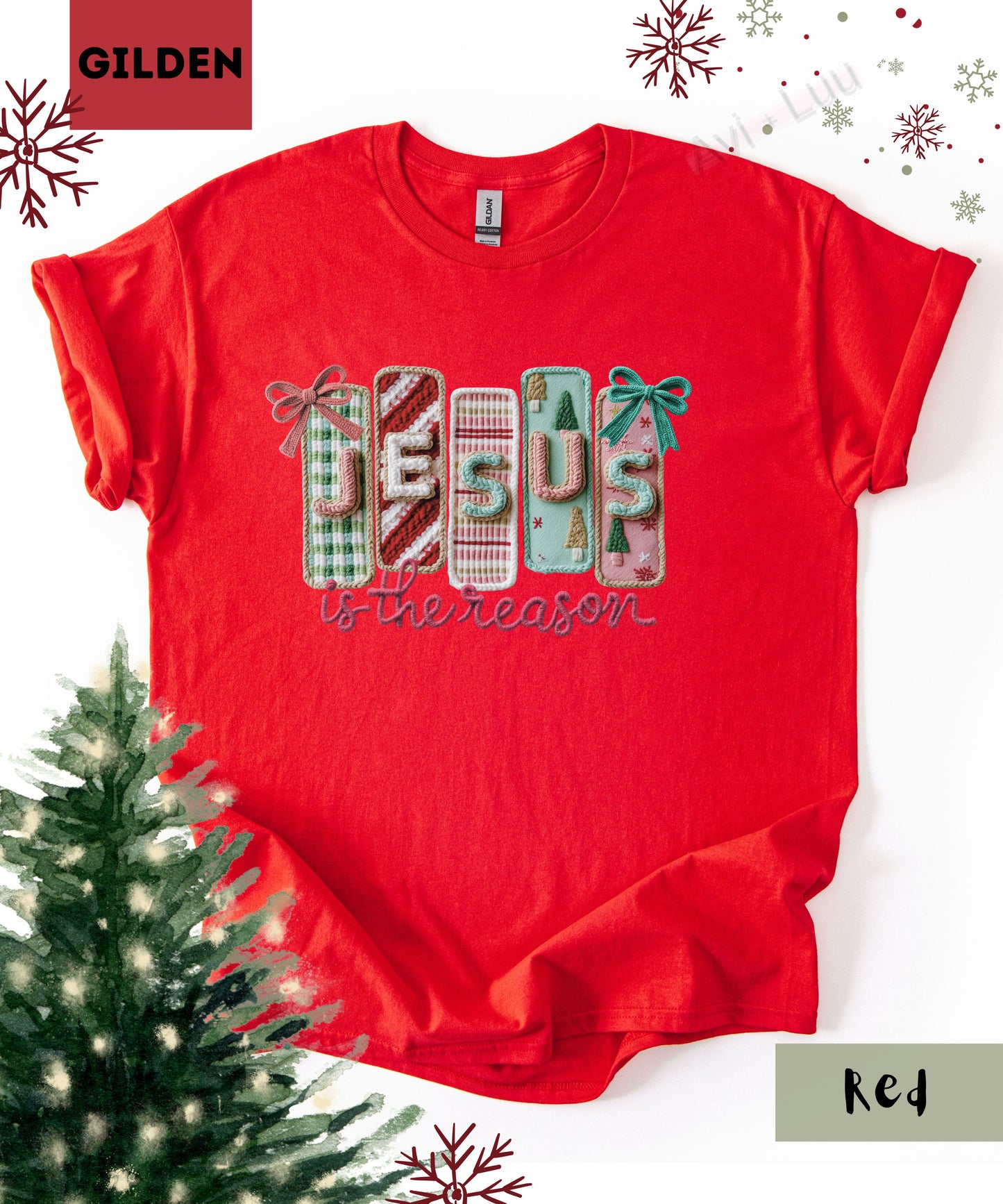 Crochet Jesus | Gilden Unisex T-Shirt