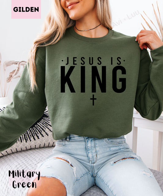 Jesus Is King | Gilden Unisex Sweatshirt