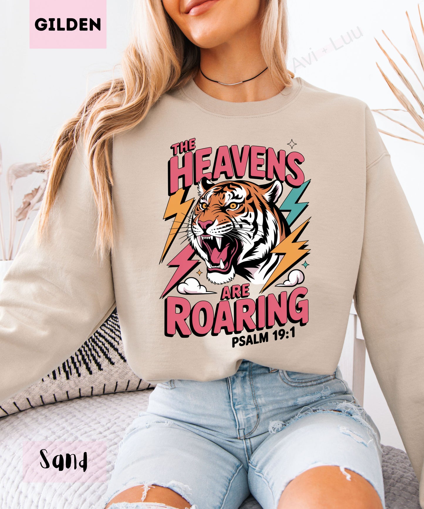 The Heavens Are Roaring | Gilden Unisex Sweatshirt