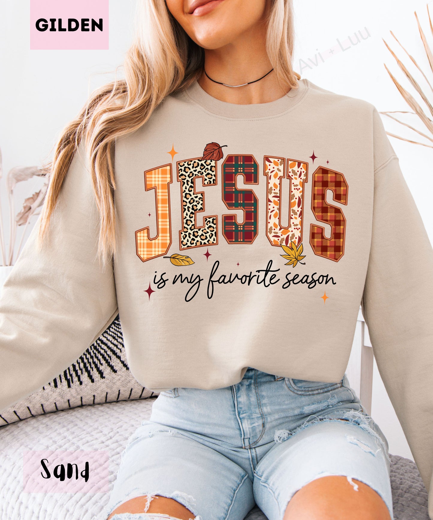 Jesus Is My Favorite Season | Gilden Unisex Sweatshirt
