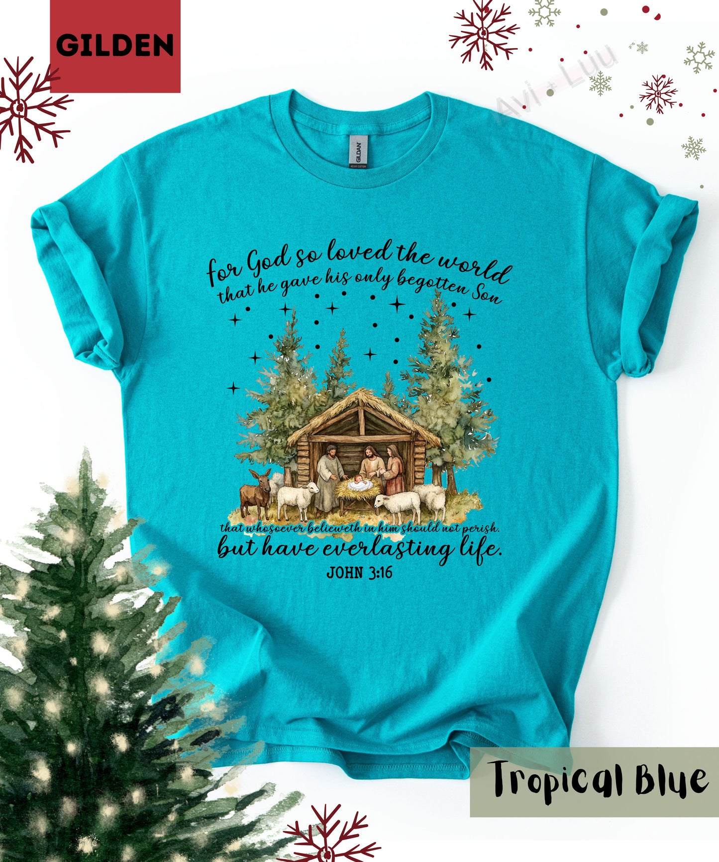 For God So Loved | Gilden Unisex T-Shirt