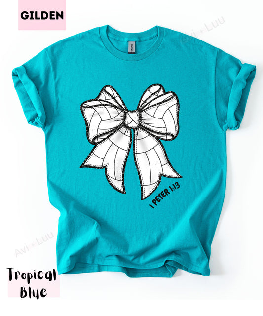 Volleyball Bow | Gilden Unisex T-Shirt