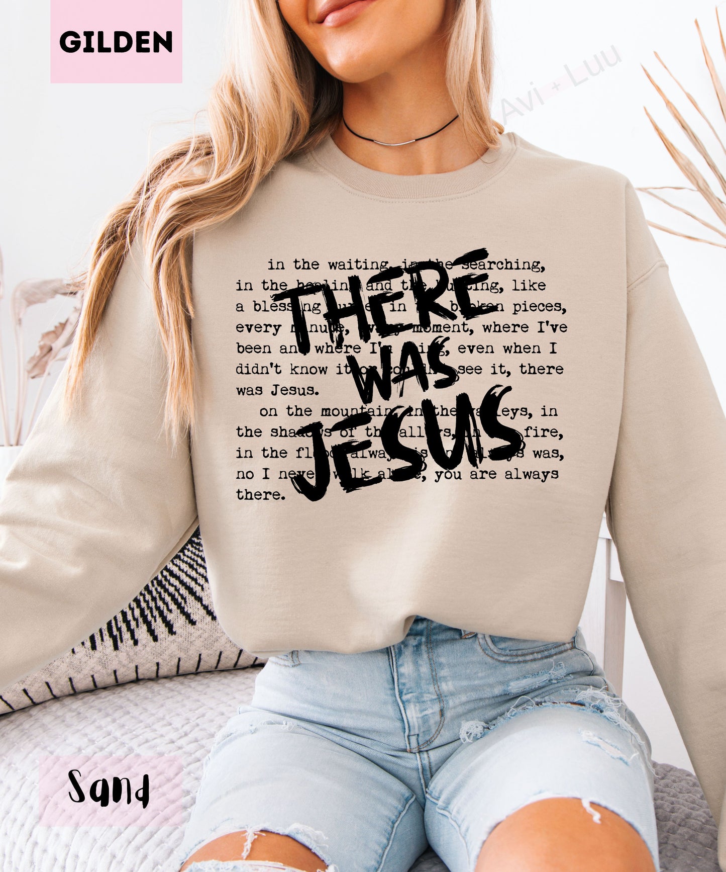 There Was Jesus | Gilden Unisex Sweatshirt