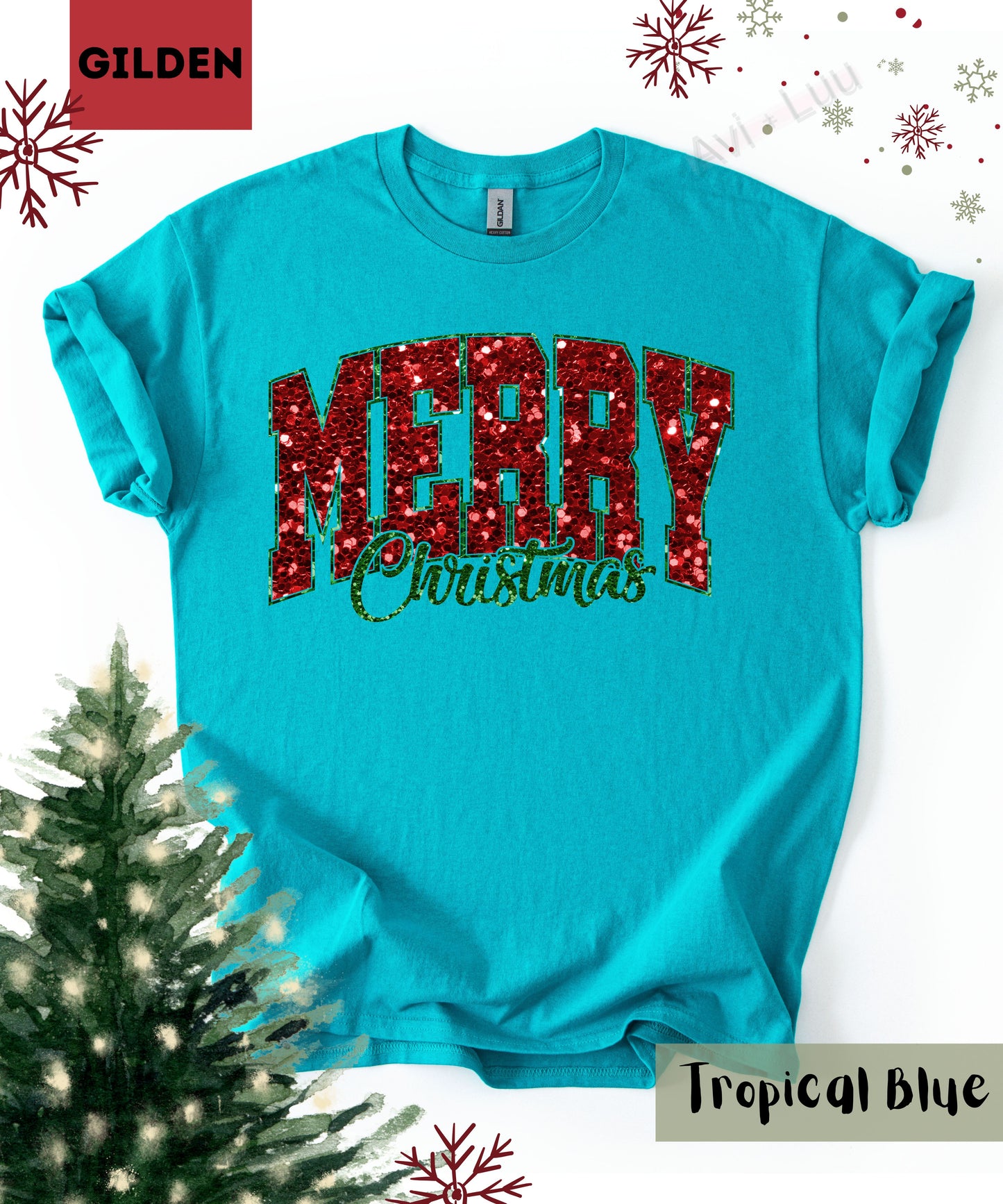 Merry Christmas  | Gilden Unisex T-Shirt