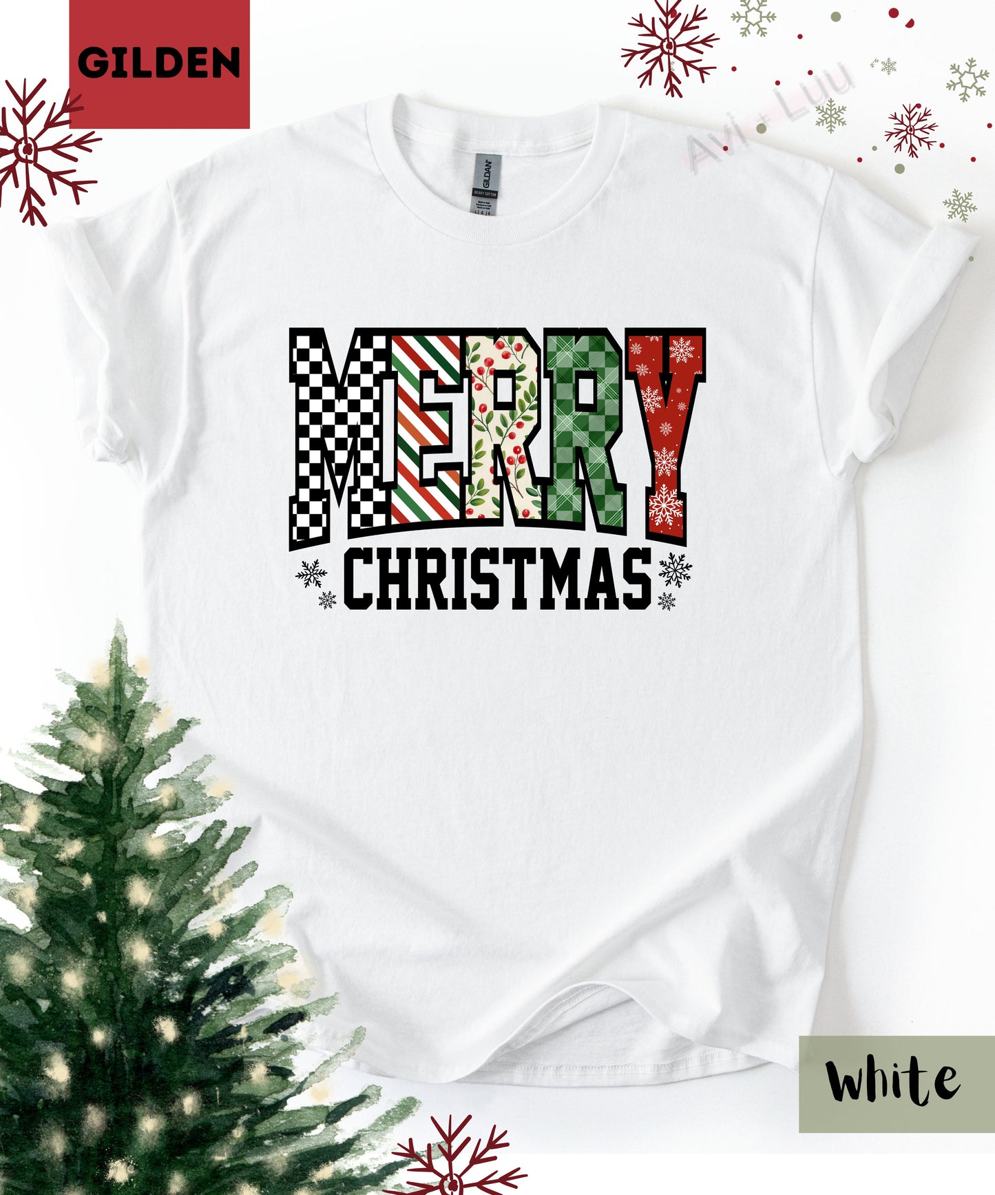 Merry Christmas | Gilden Unisex T-Shirt