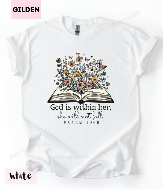 God Is Within Her | Gilden Unisex T-Shirt