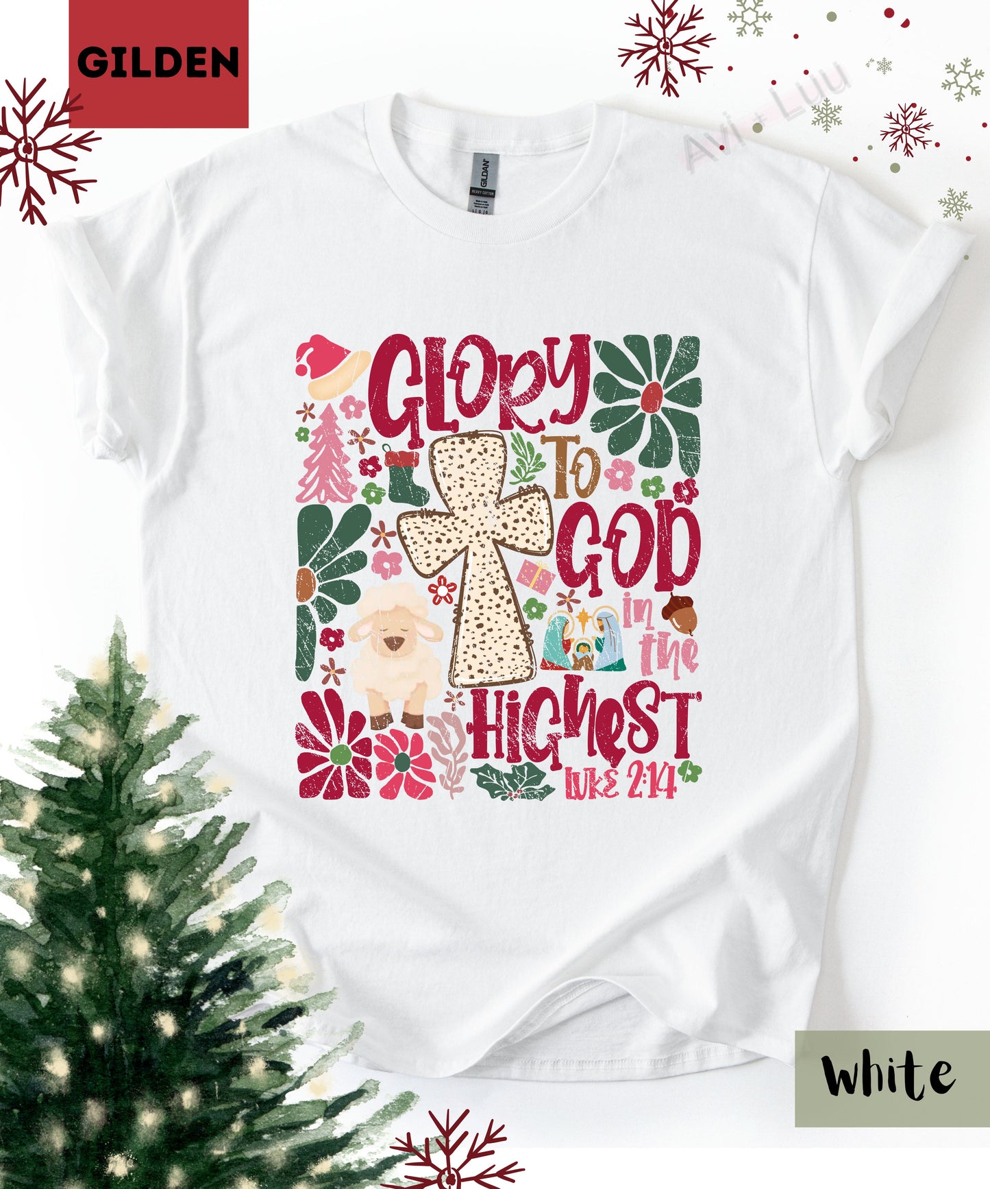Glory To God | Gilden Unisex T-Shirt