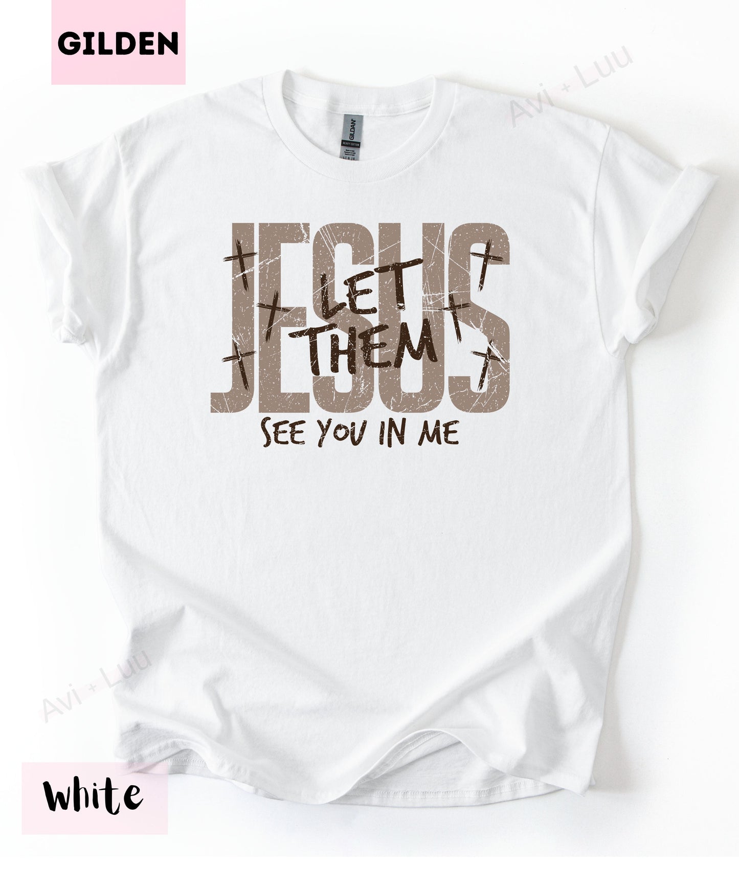 Jesus Let Them | Gilden Unisex T-Shirt