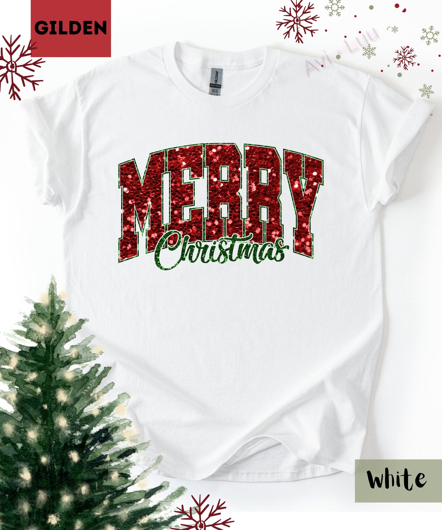 Merry Christmas  | Gilden Unisex T-Shirt