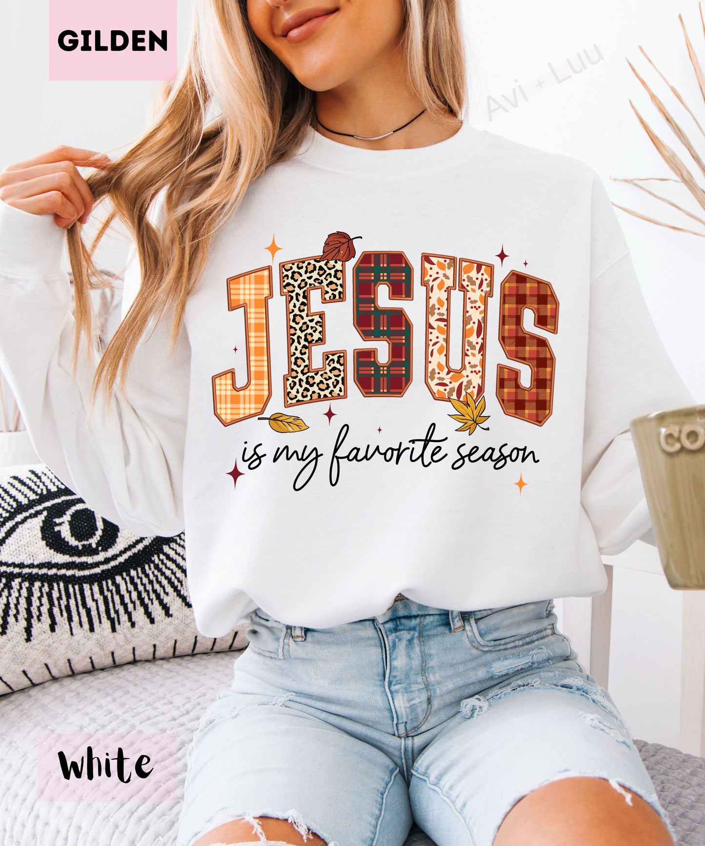 Jesus Is My Favorite Season | Gilden Unisex Sweatshirt