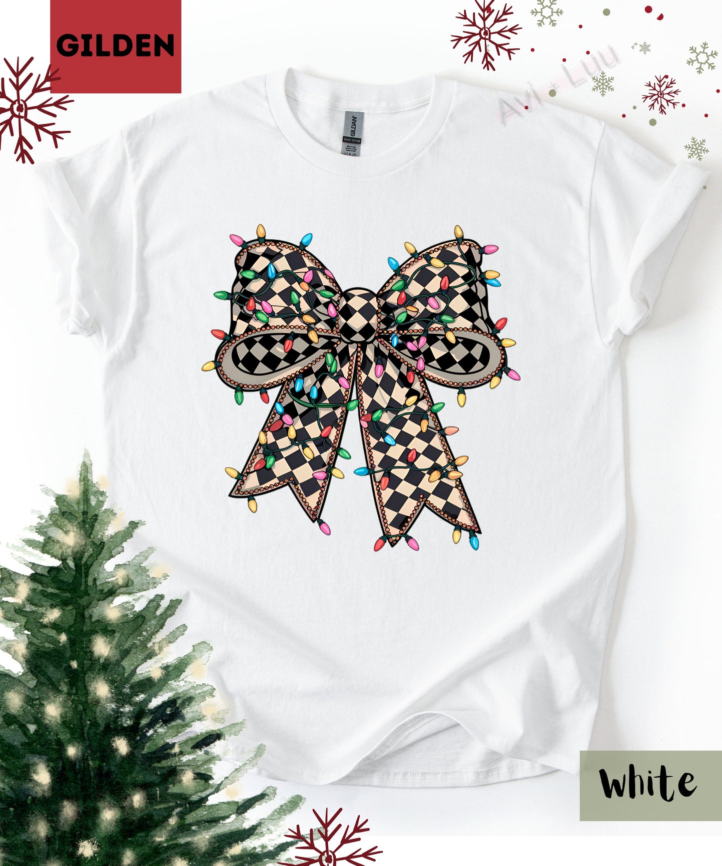 Diamond Light Bow | Gilden Unisex T-Shirt