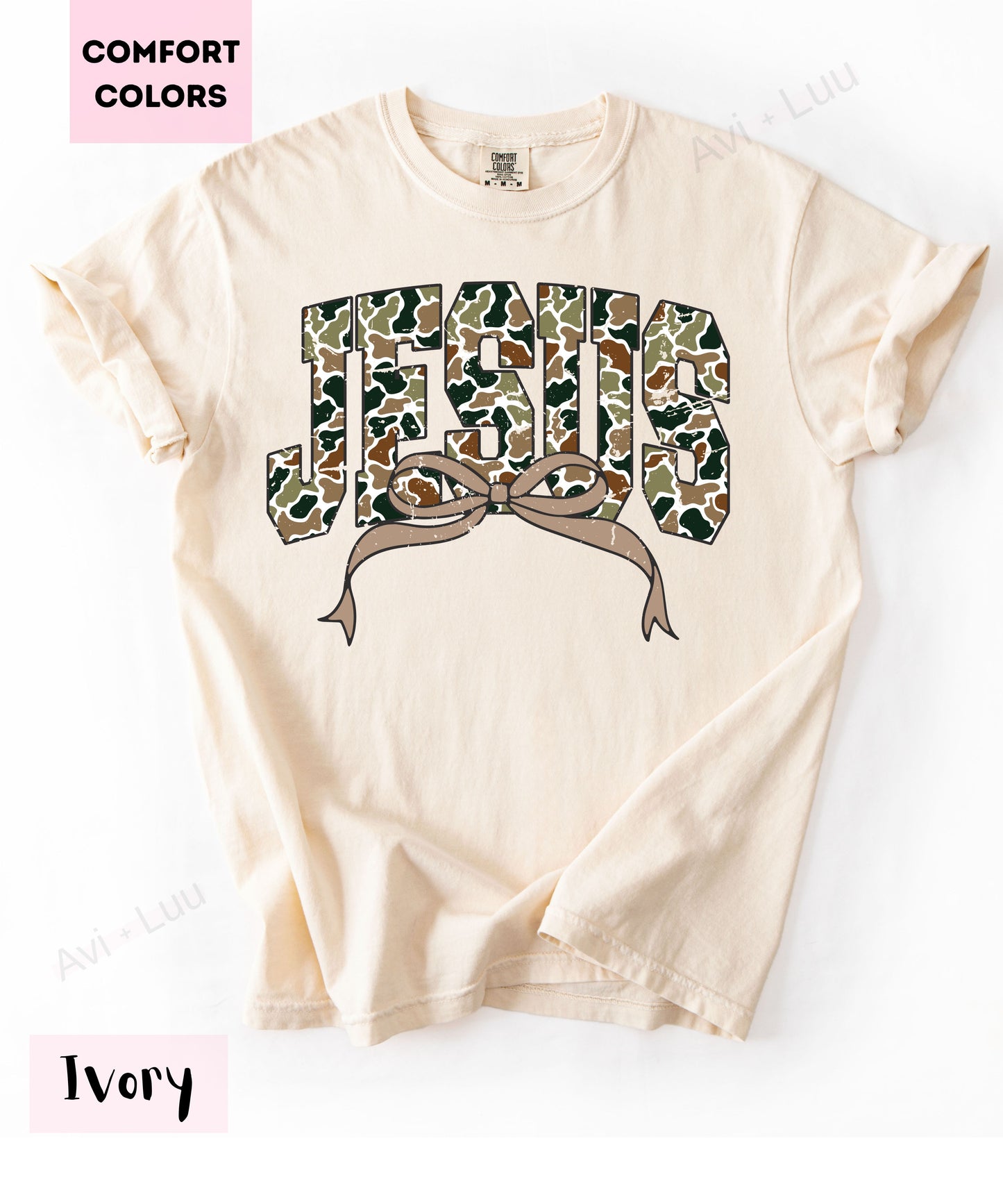 Camo Jesus | Comfort Colors Unisex T-Shirt