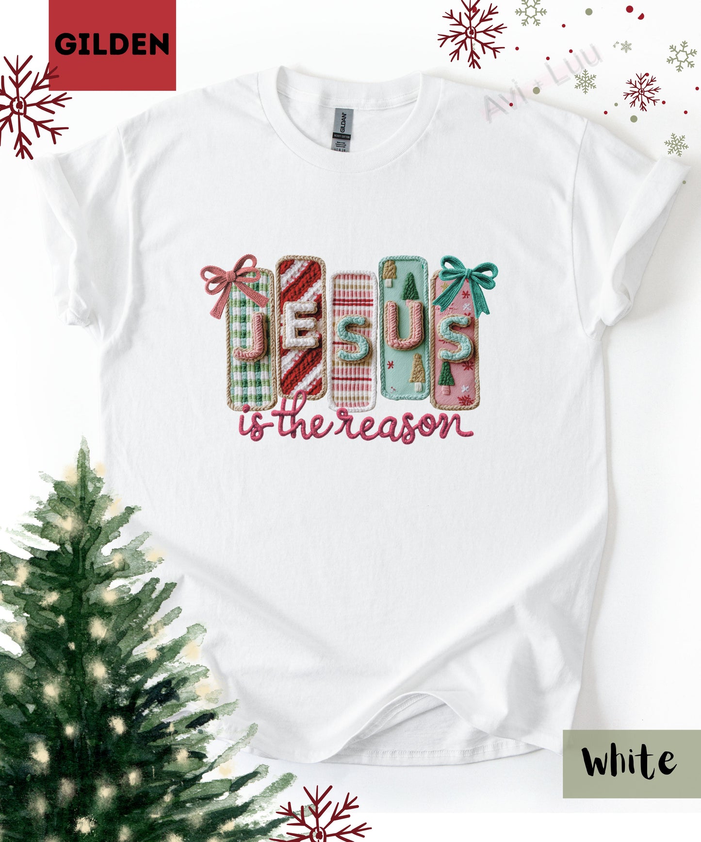 Crochet Jesus | Gilden Unisex T-Shirt