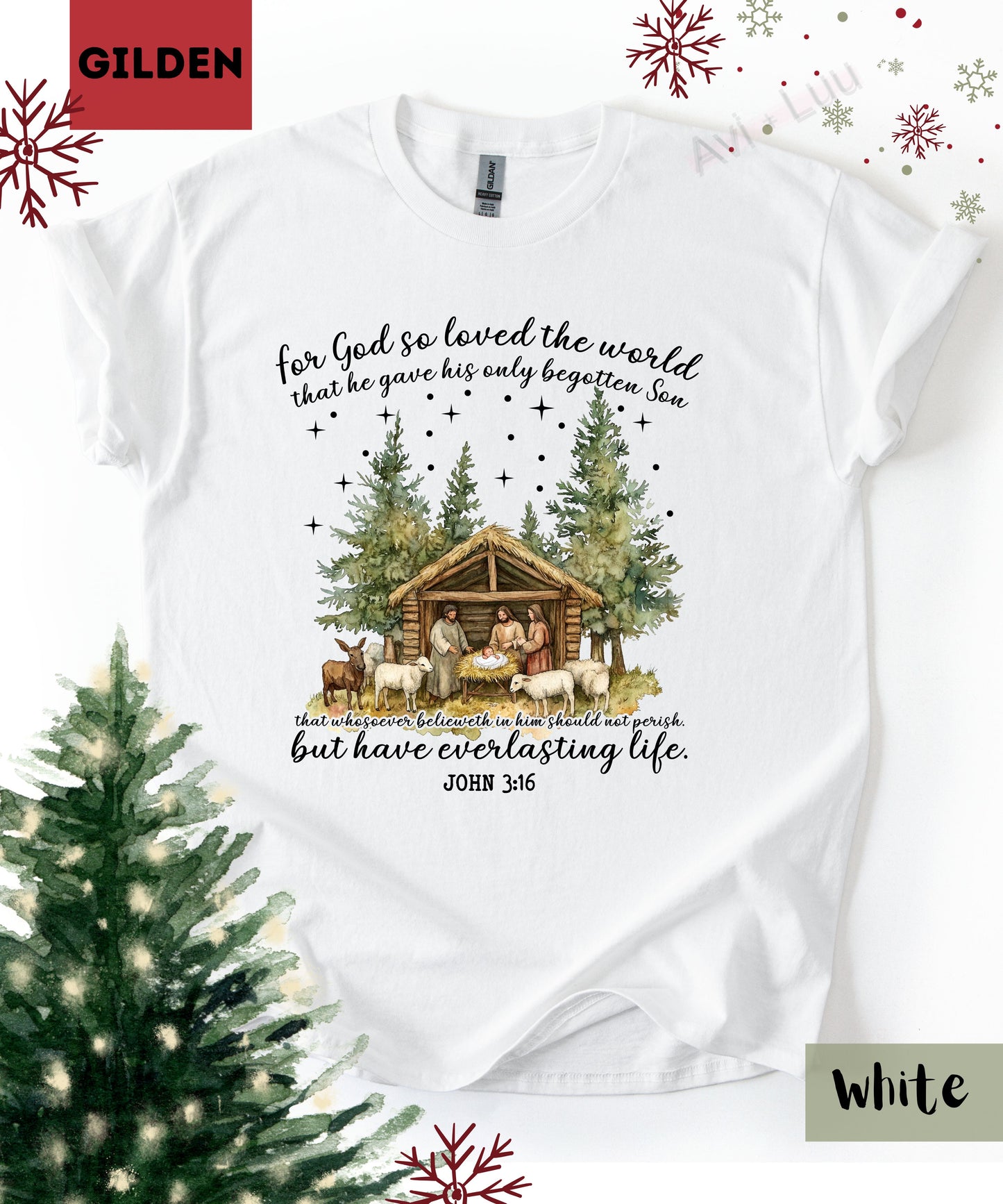 For God So Loved | Gilden Unisex T-Shirt