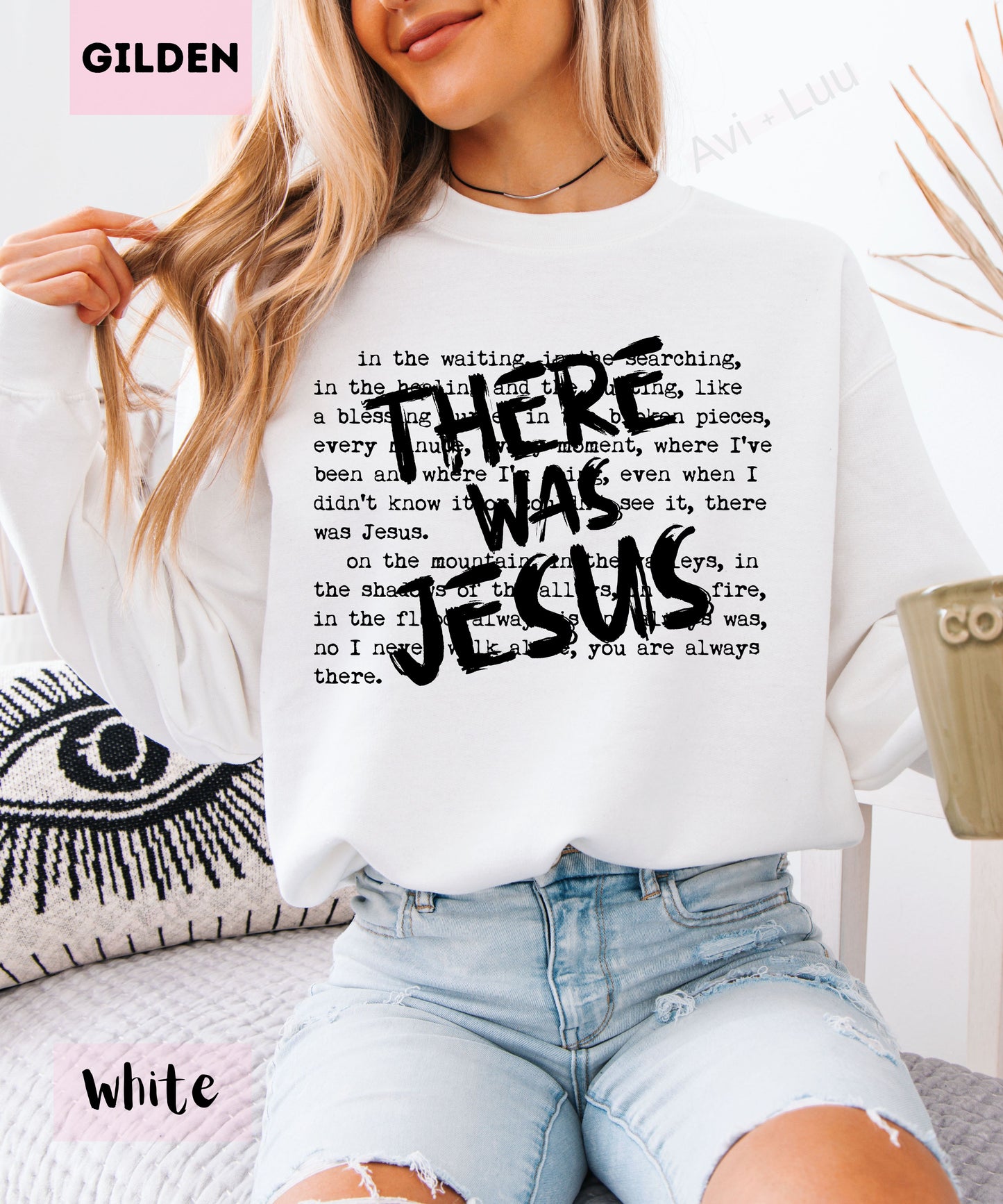 There Was Jesus | Gilden Unisex Sweatshirt